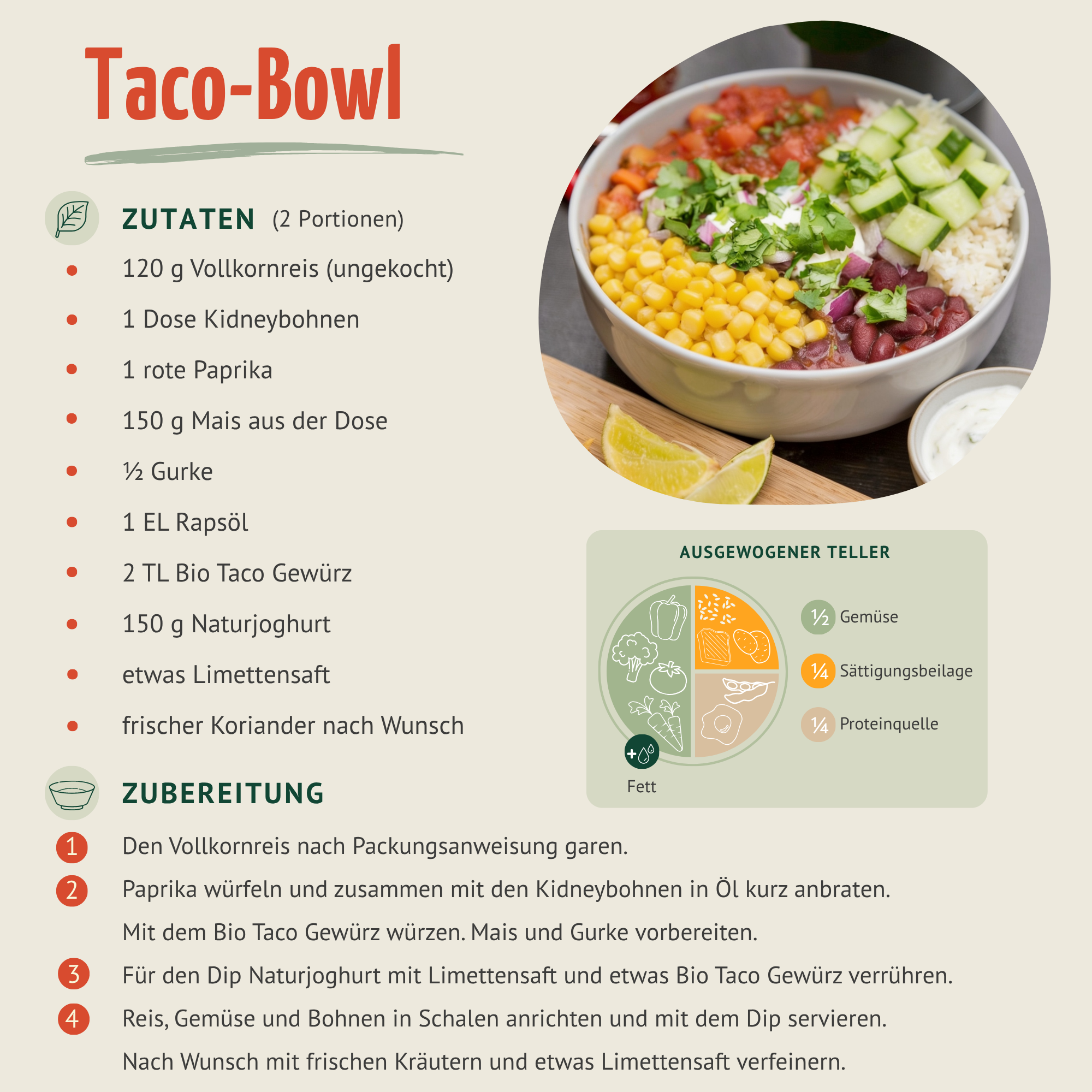 Bio Taco Gewürzzubereitung (100g)