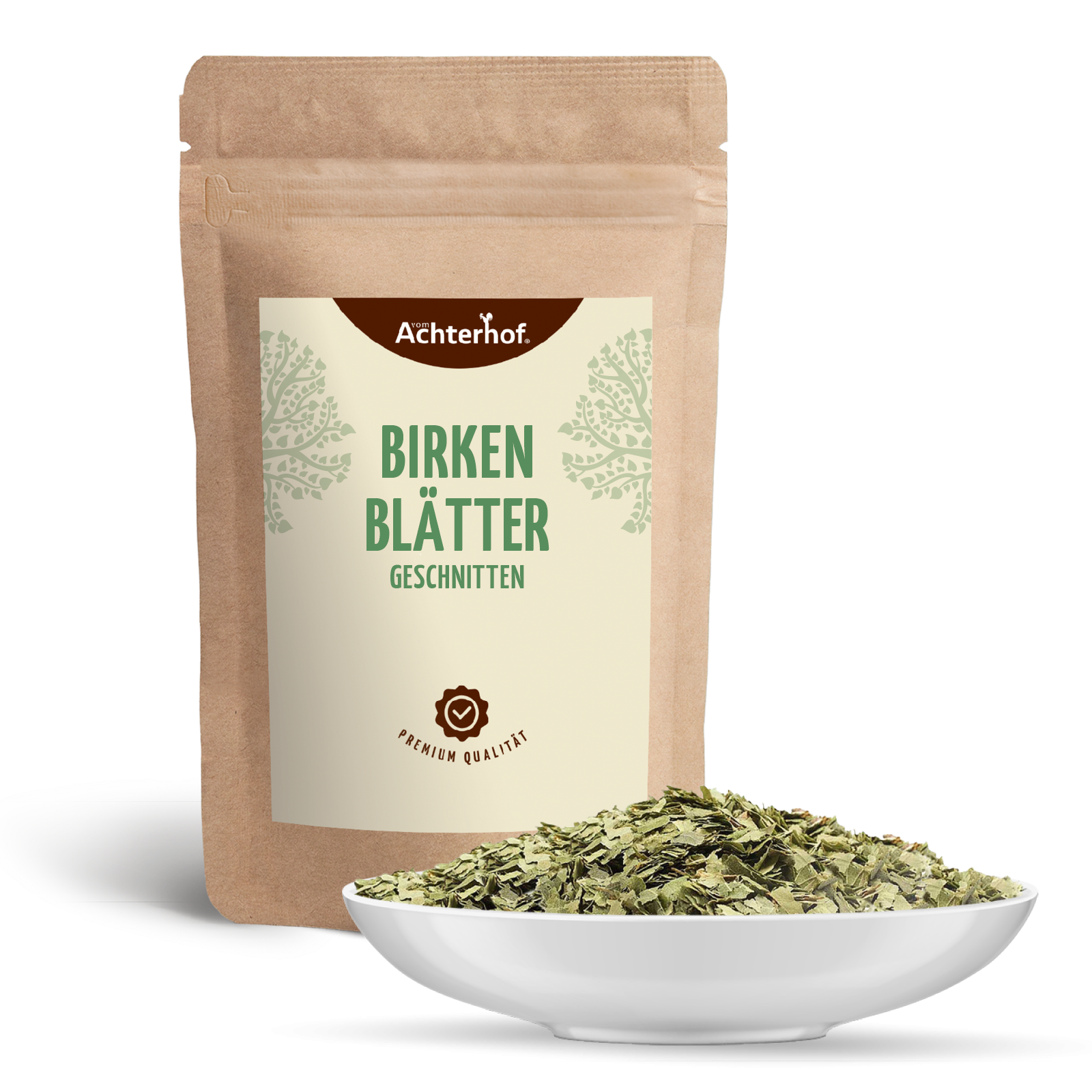 Birkenblätter geschnitten (500g)