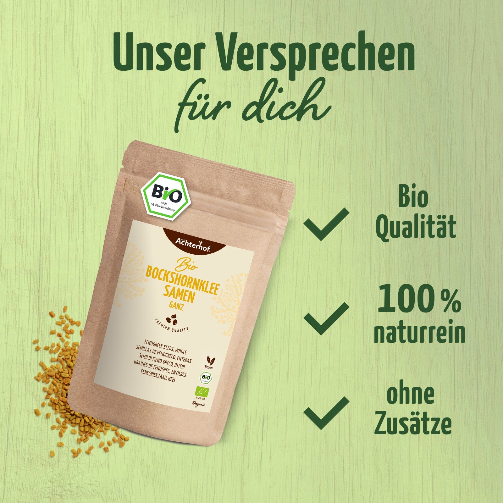 Bockshornkleesamen ganz Bio (500g)