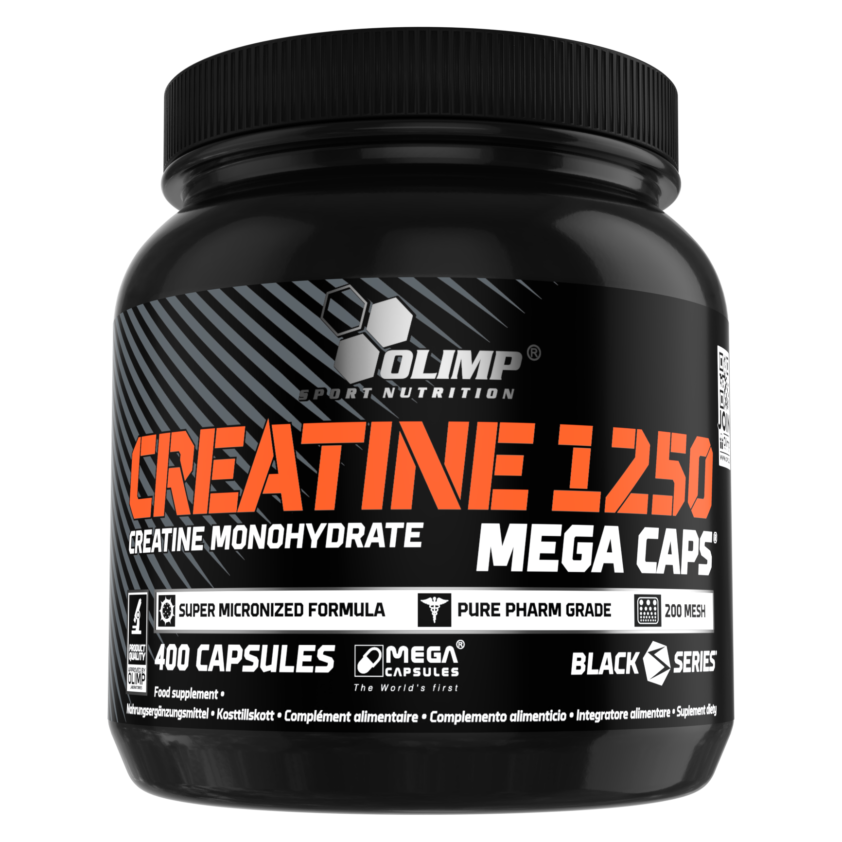 Creatine Mega Caps 1250 (400 Kapseln)
