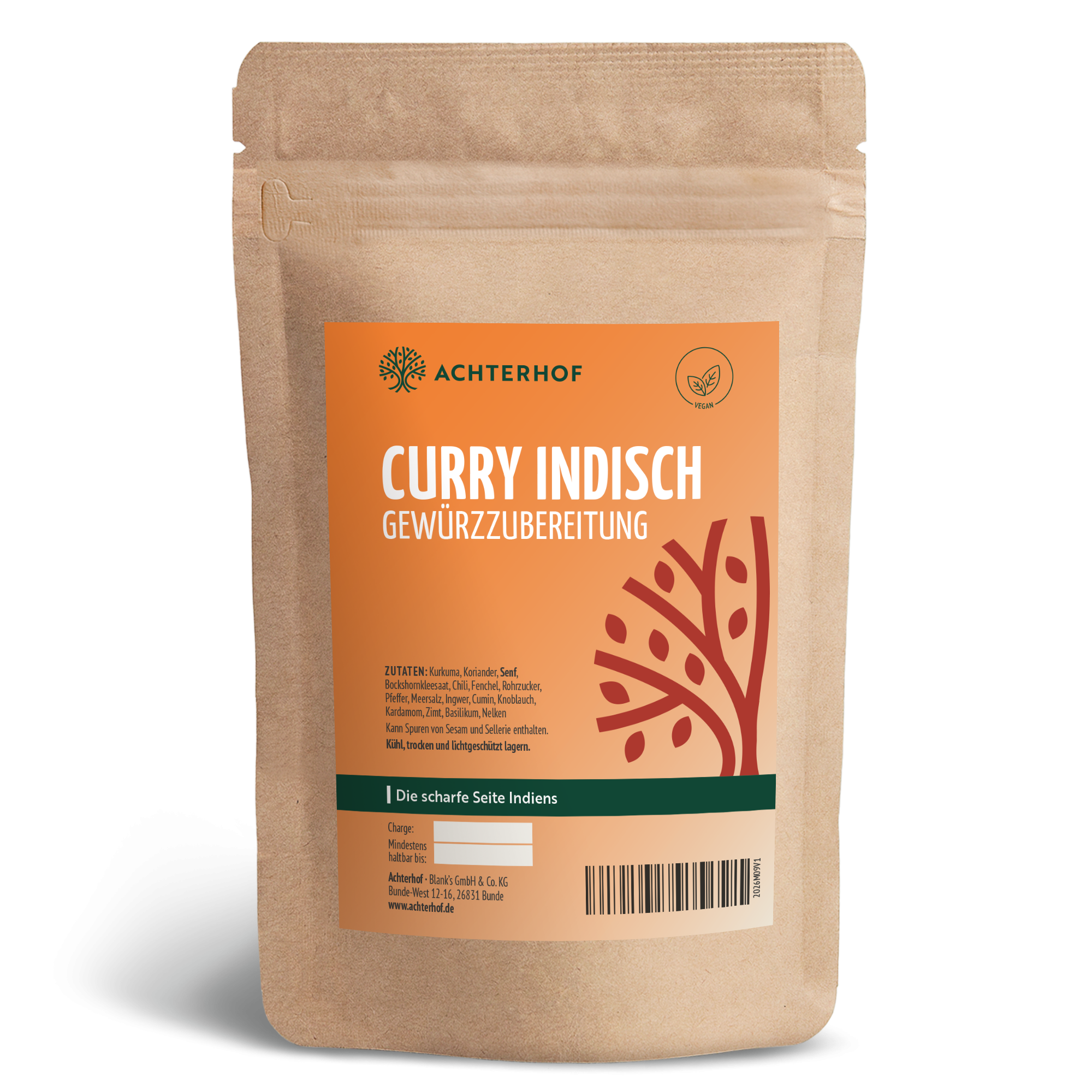 Curry Indisch Gewürzzubereitung (1000g)