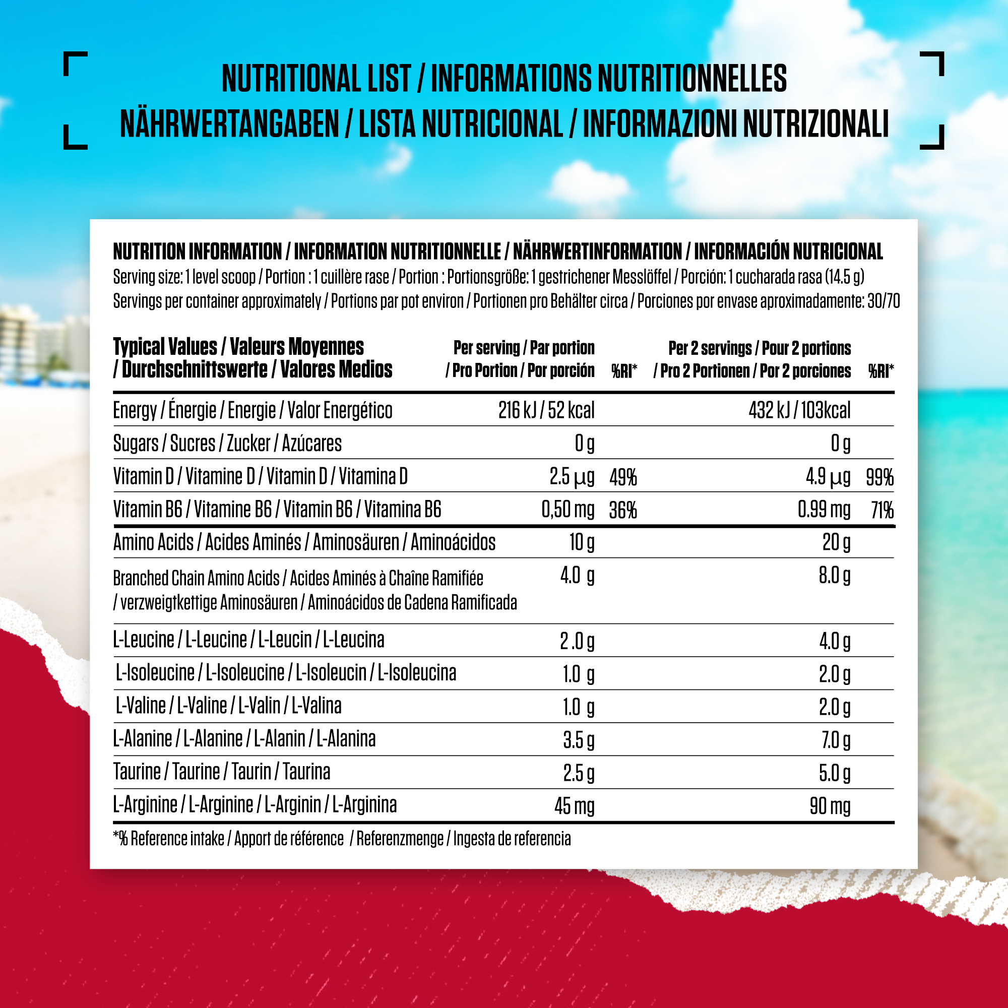 Amino X Aminosäuren BCAA (435g)