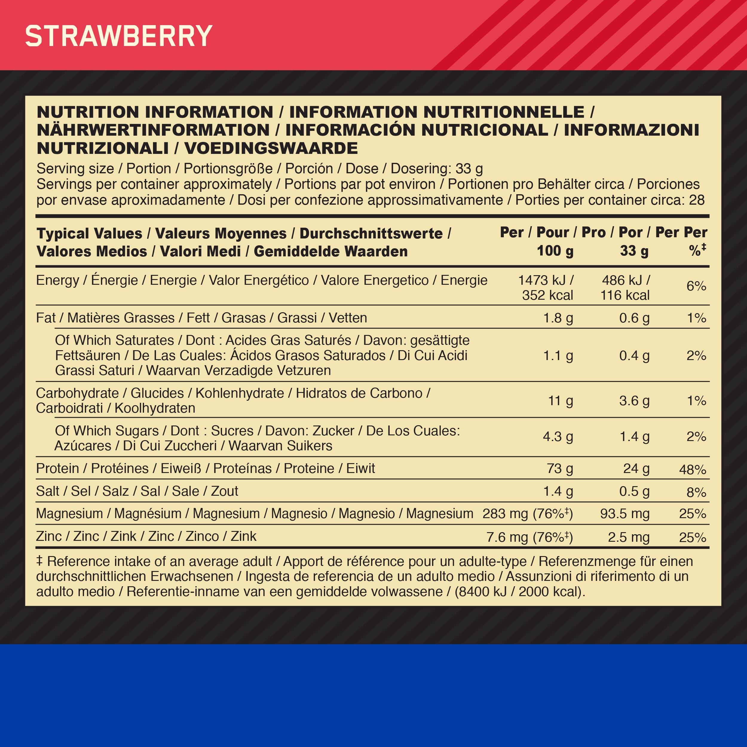 100% Casein (924g)