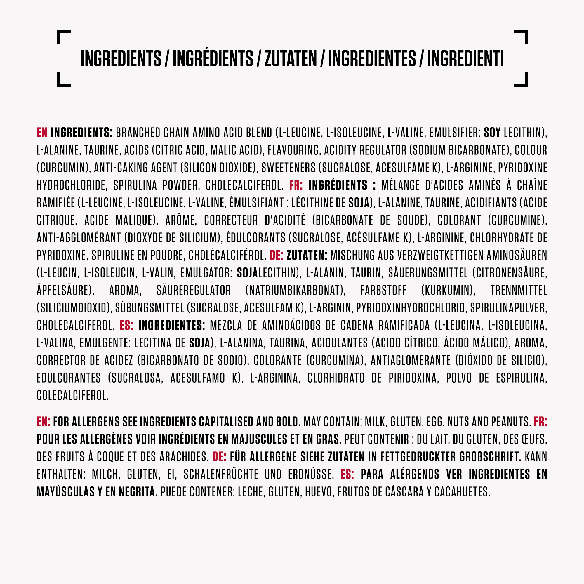 Amino X Aminosäuren BCAA (1000g)