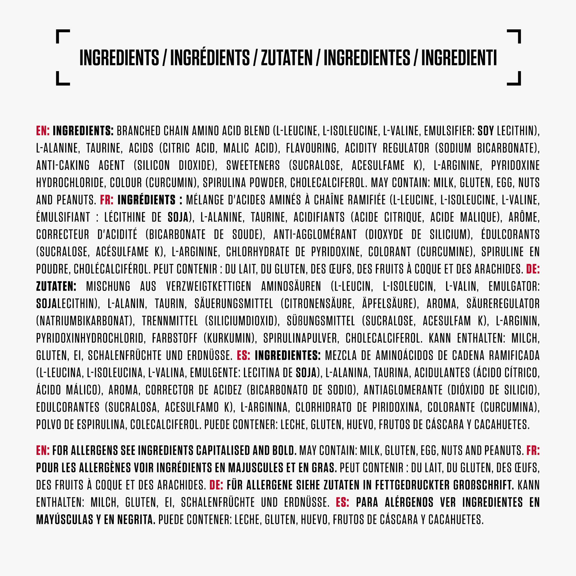 Amino X Aminosäuren BCAA (435g)