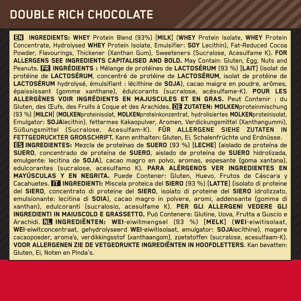 100% Whey Gold Standard (900g) Double Rich Chocolate