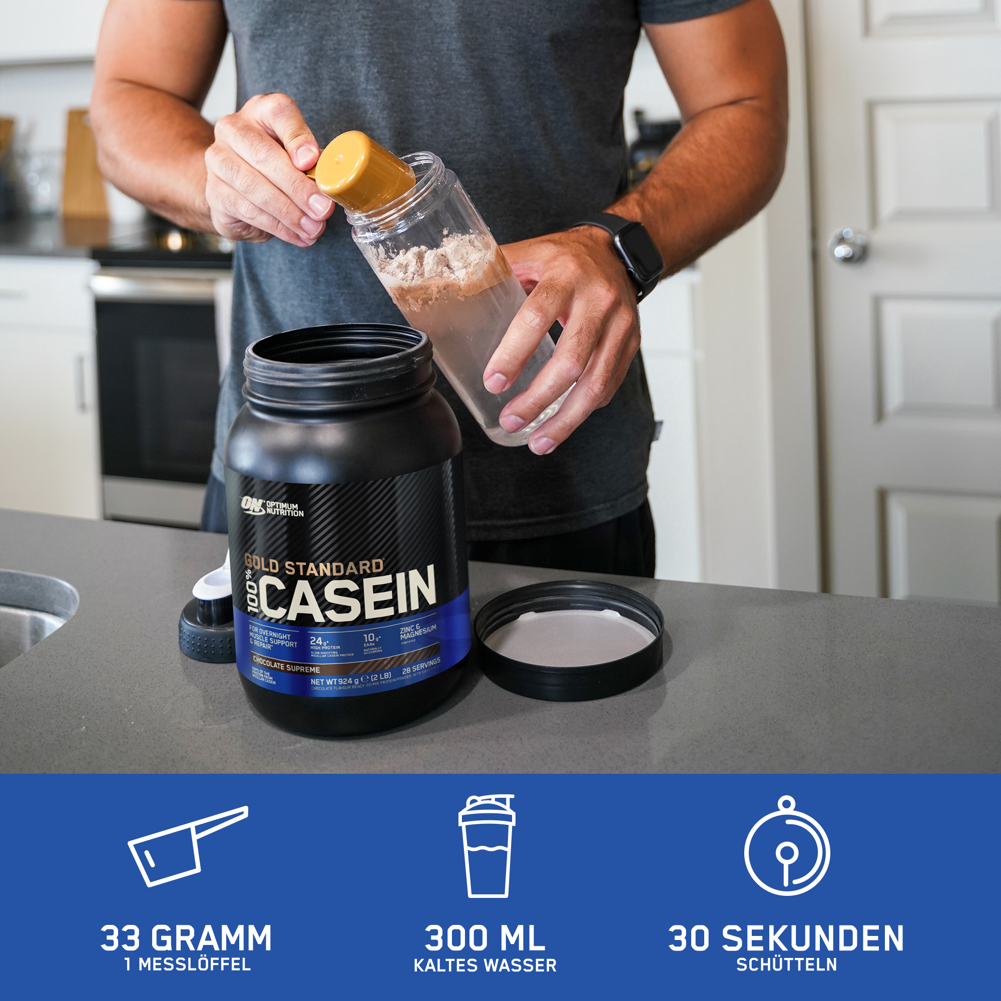 100% Casein Gold Standard (1820g)