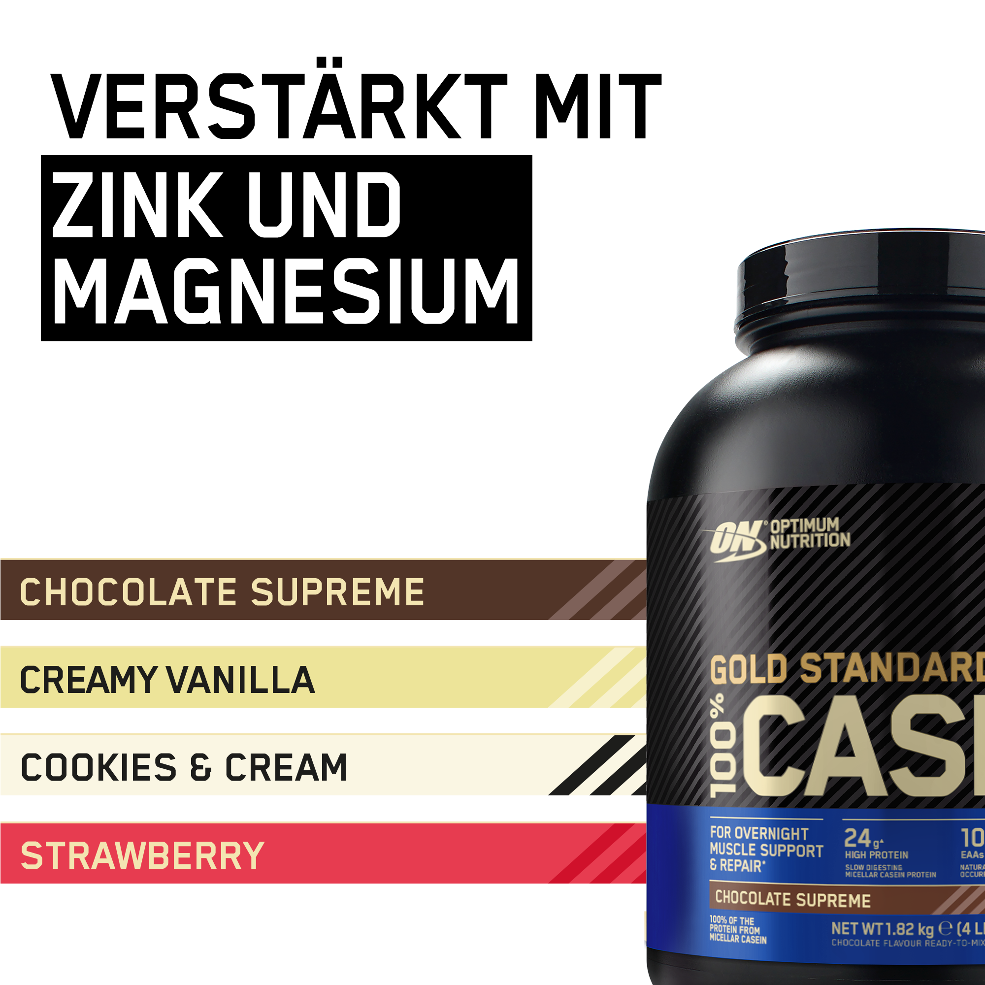 100% Casein Gold Standard (1820g)