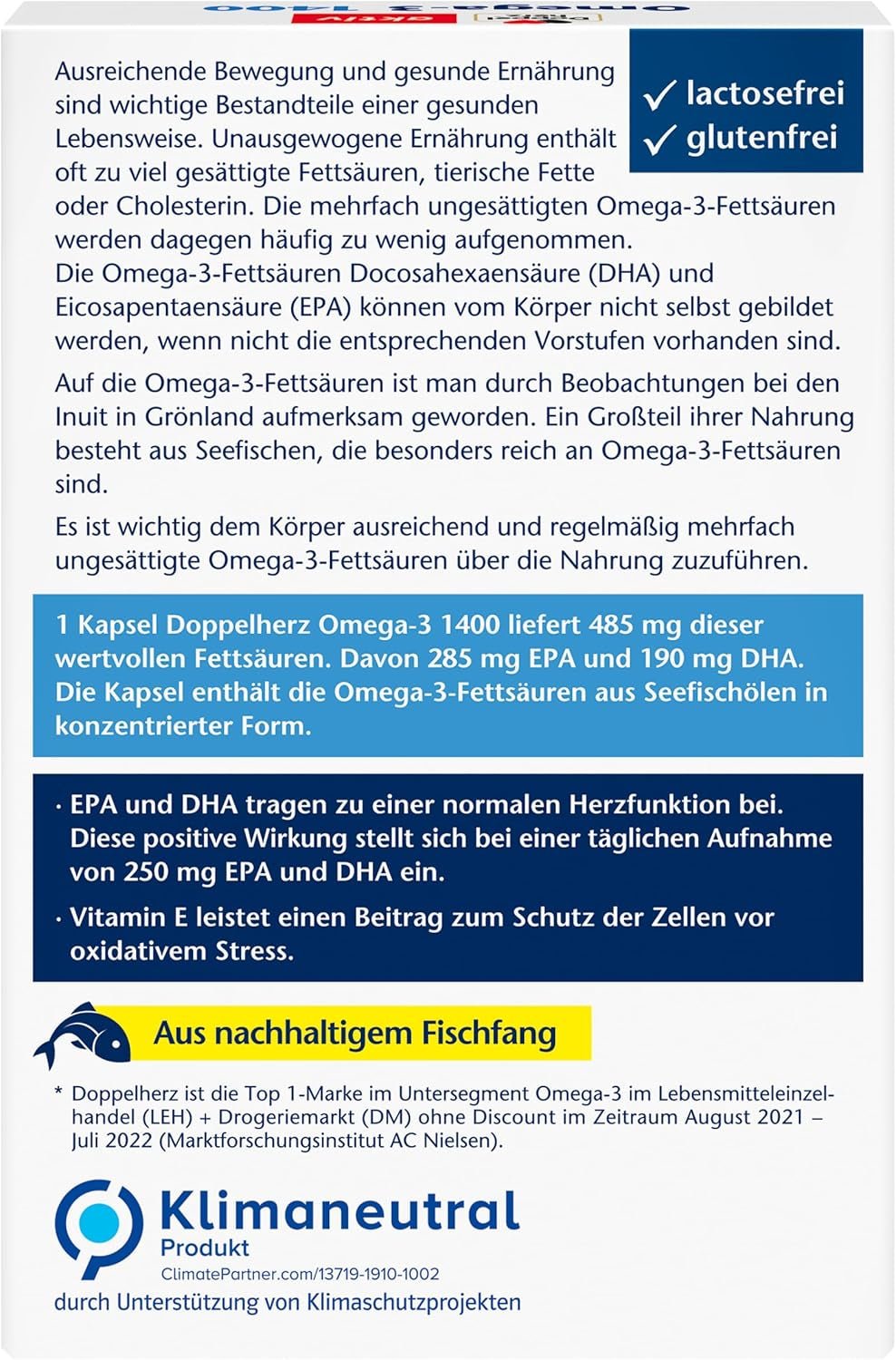 Omega-3 1400mg (30 Kapseln)