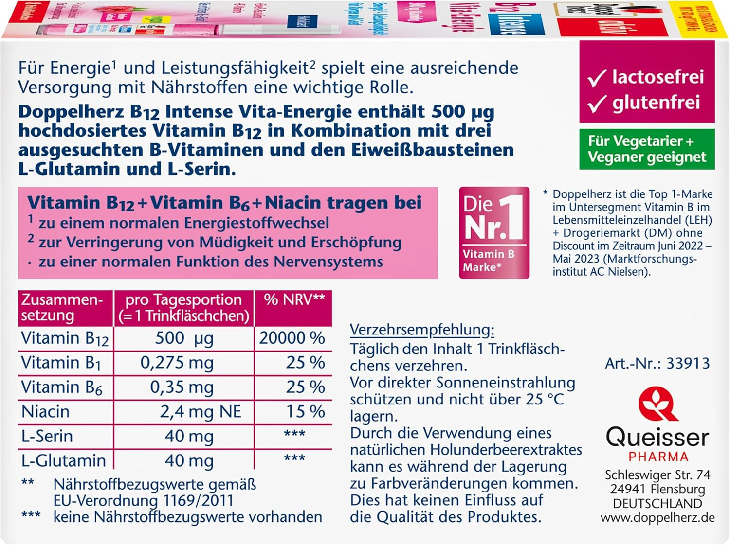 B12 Vita-Energie Trinkampullen (8x10ml)
