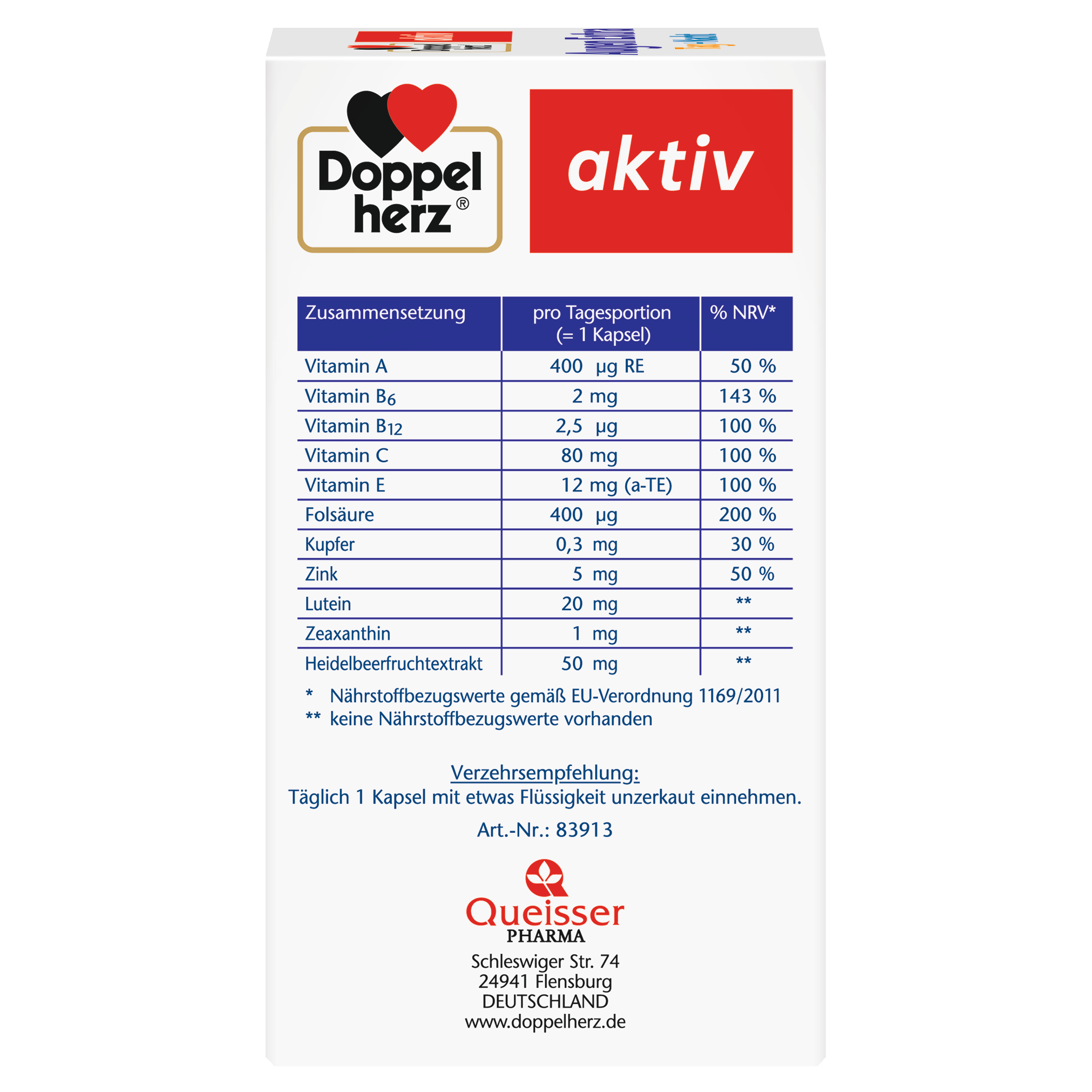 Augen Extra Tag + Nacht (90 Kapseln)