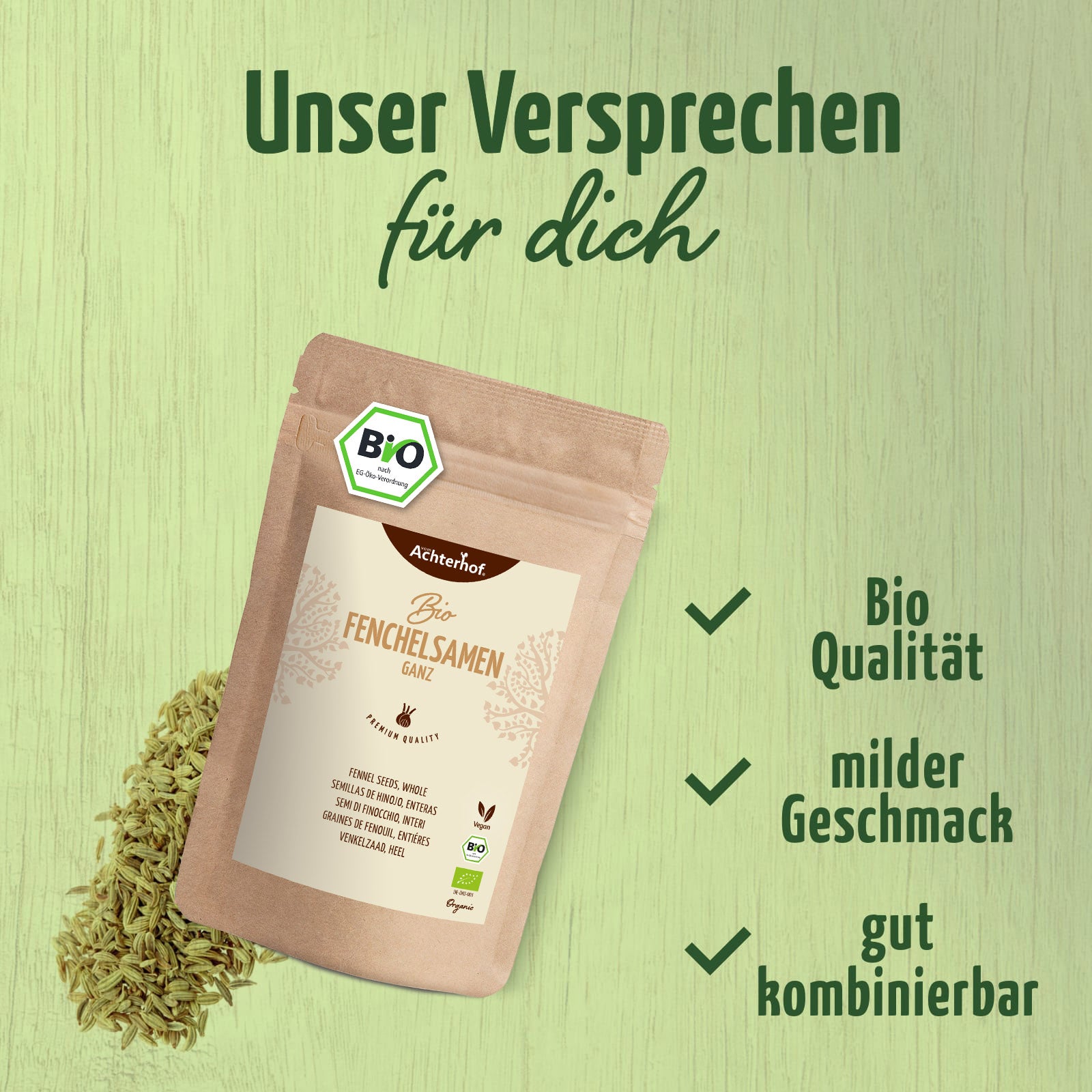 Fenchelsamen ganz Bio (250g)
