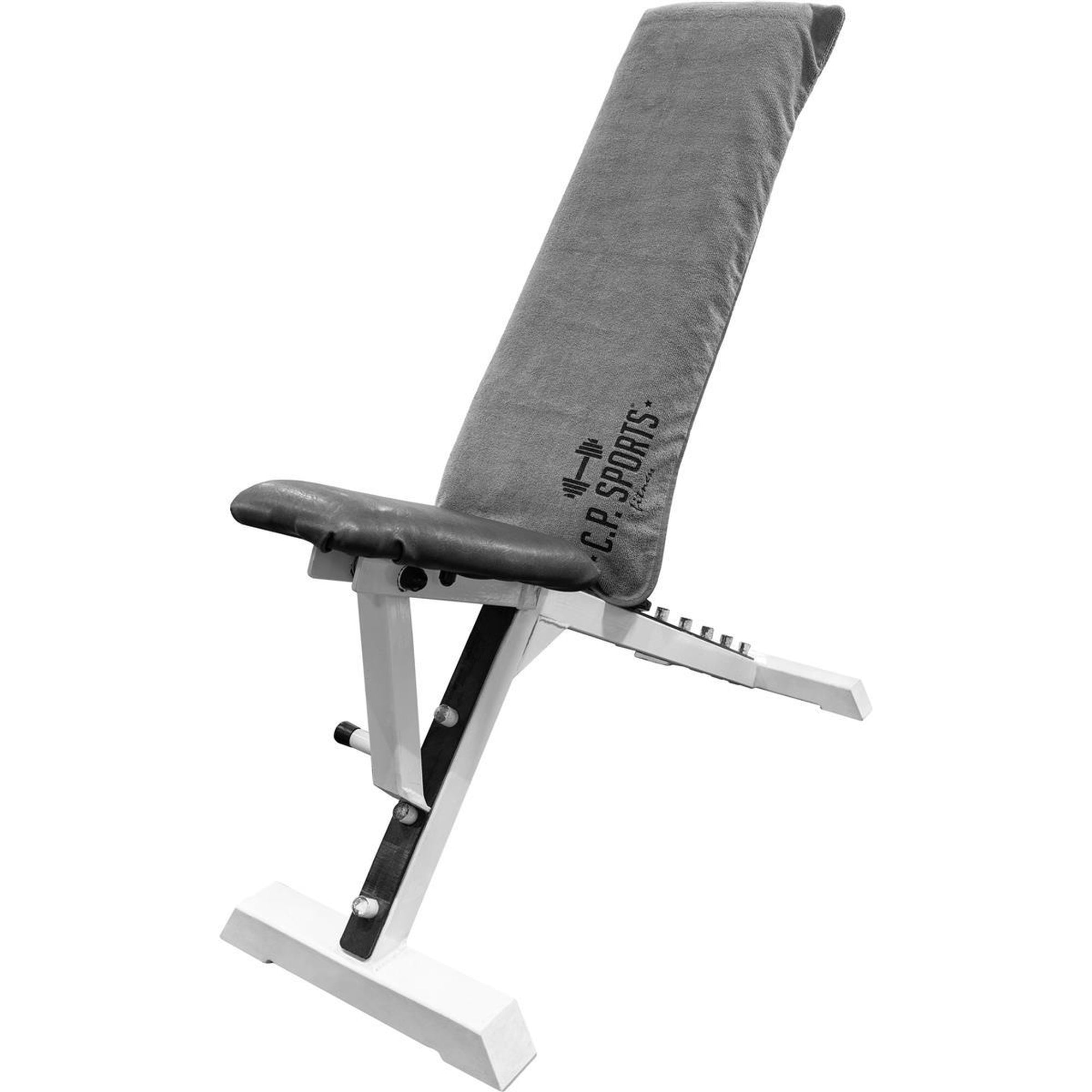 Fitness-Handtuch Hellgrau