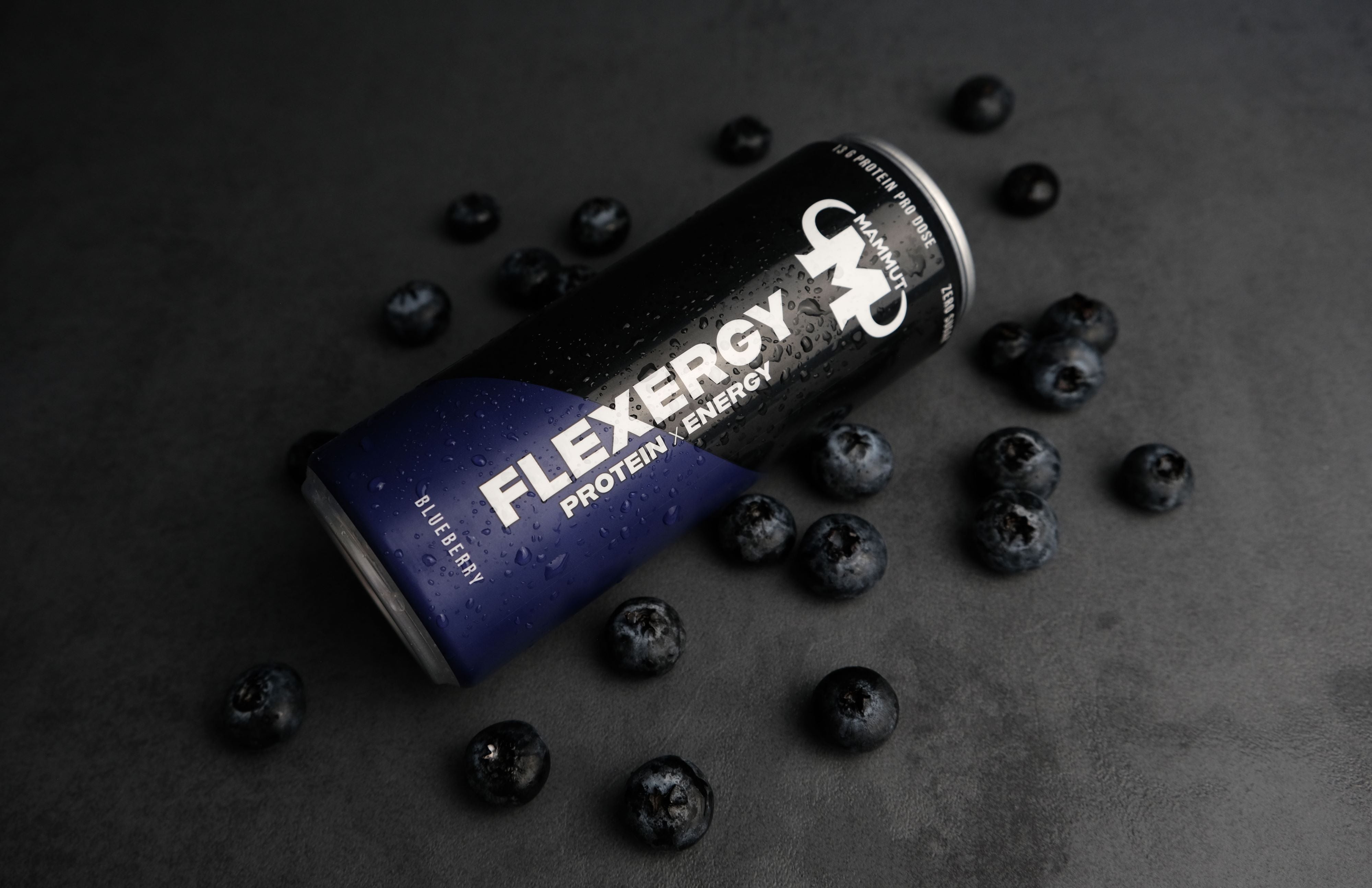 Flexergy Protein Energy Drink Blueberry (24x330ml)