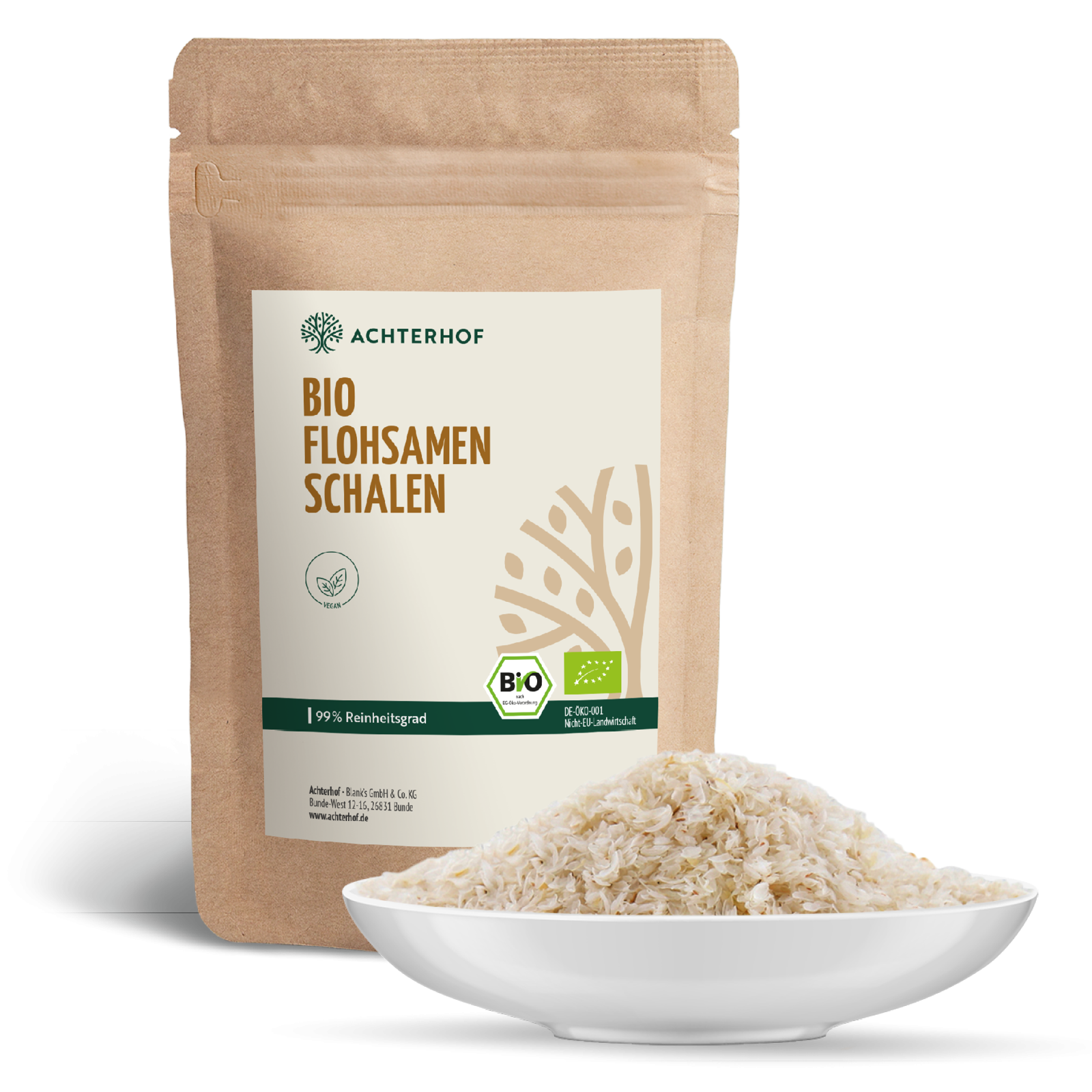 Flohsamenschalen Bio (500g)