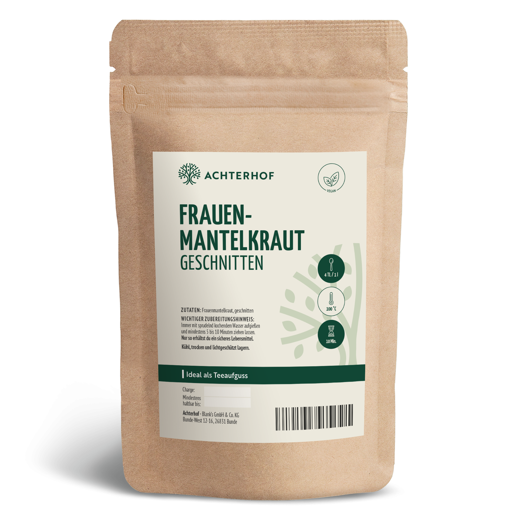 Frauenmantelkraut geschnitten (100g)