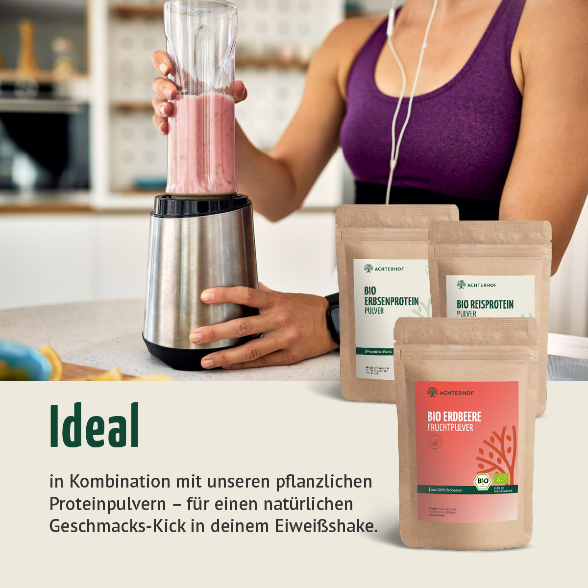 Bio Erdbeere Fruchtpulver (100g)