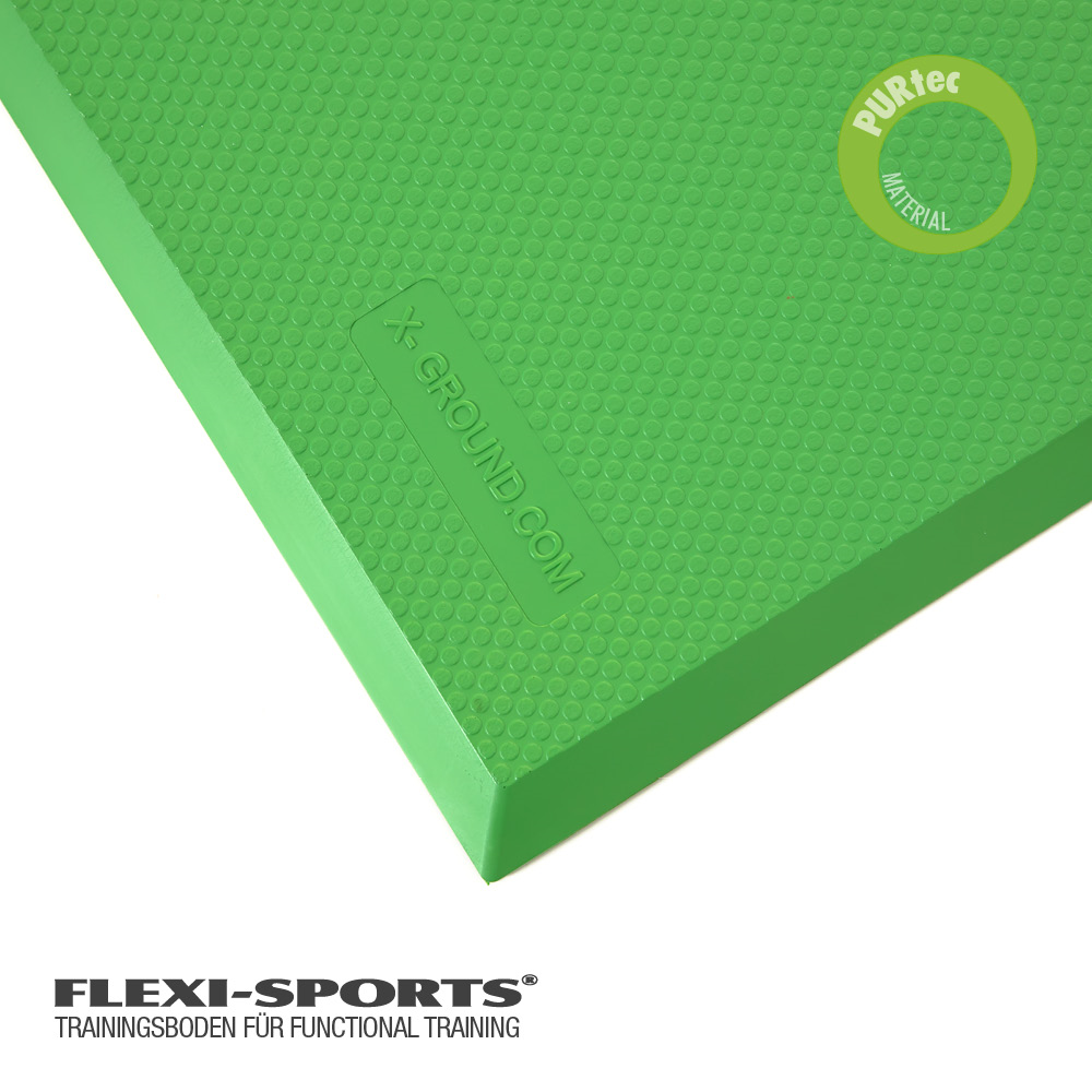 Functional Training Bodenmatte Grün + Übungs-Video "Training mit dem Funktionalem Boden"