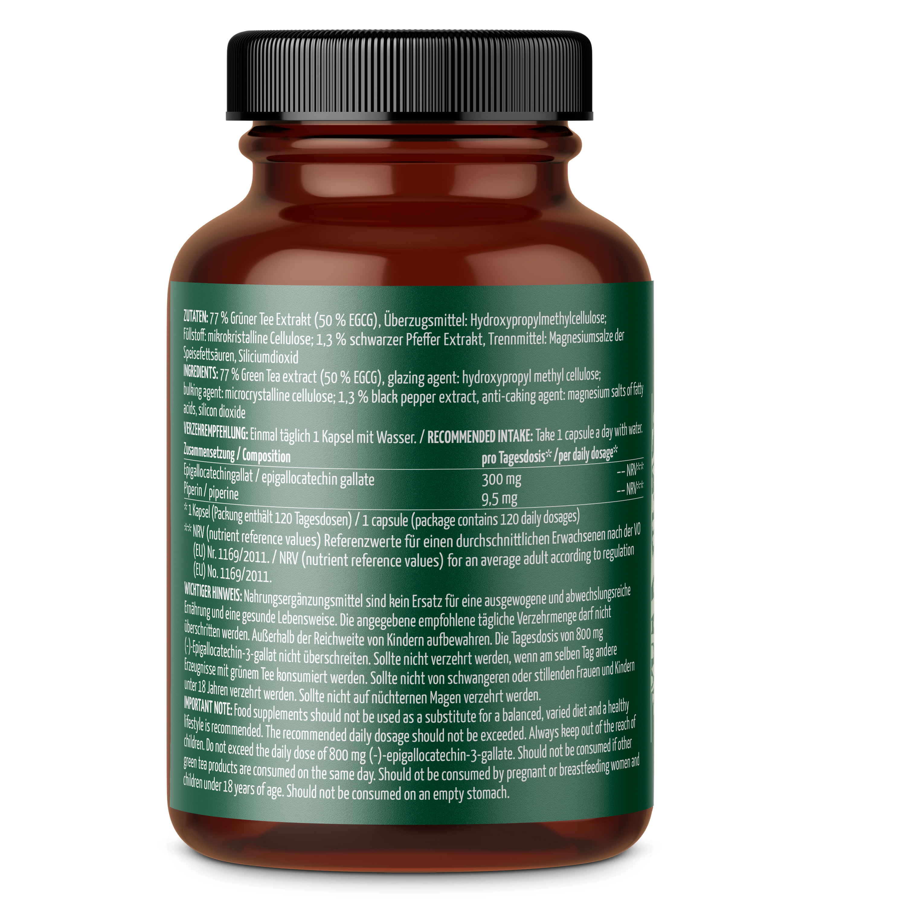 Grüntee Extrakt (120 Kapseln)