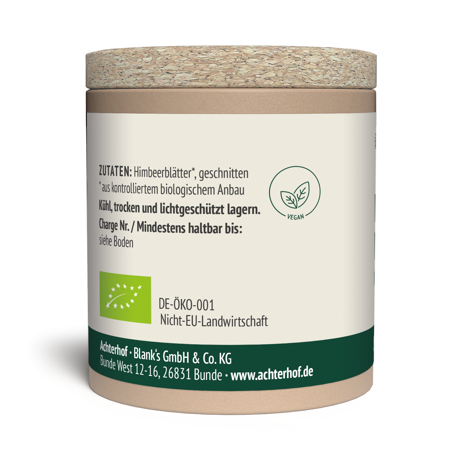 Himbeerblätter geschnitten Bio (14g)
