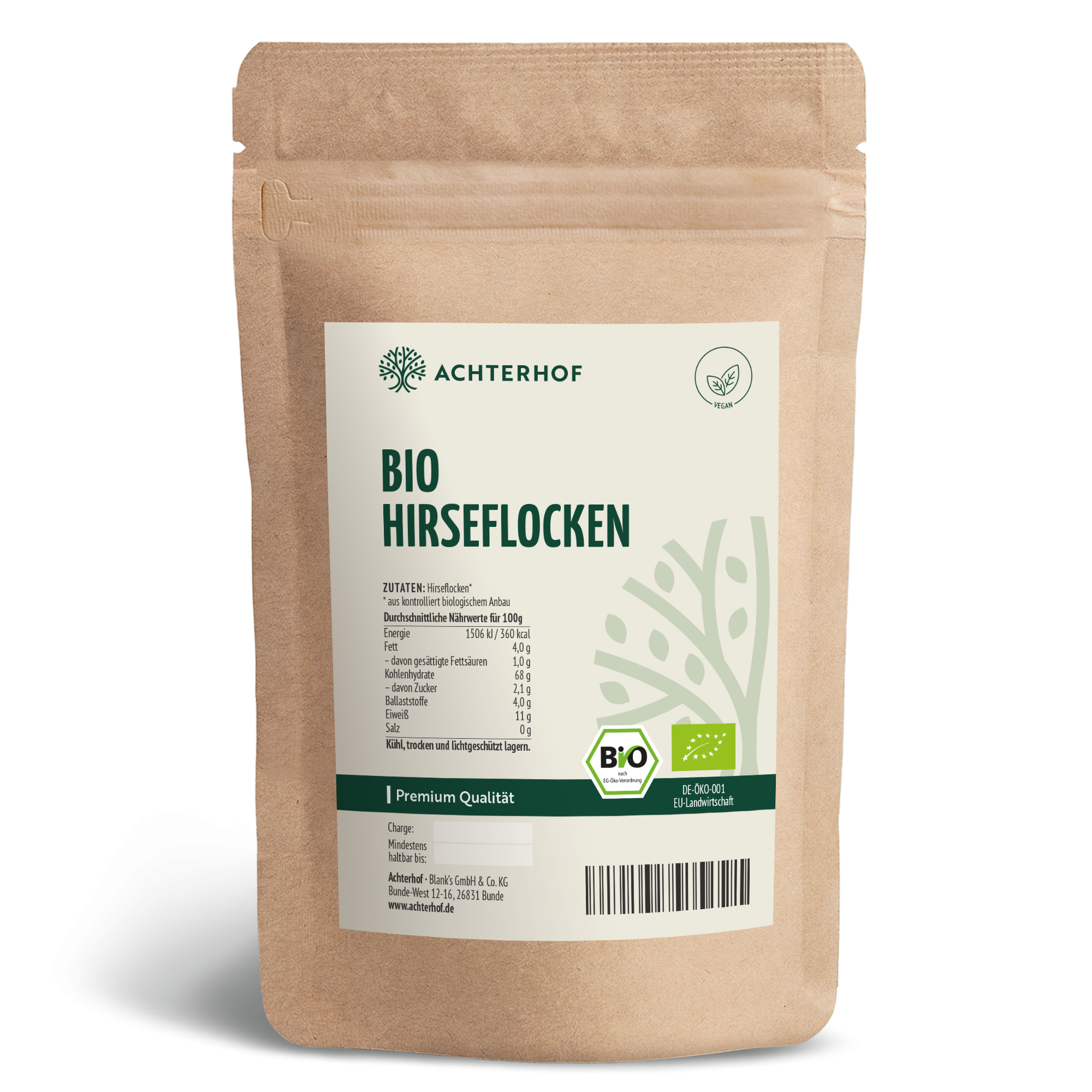 Bio Hirseflocken fein (250g)