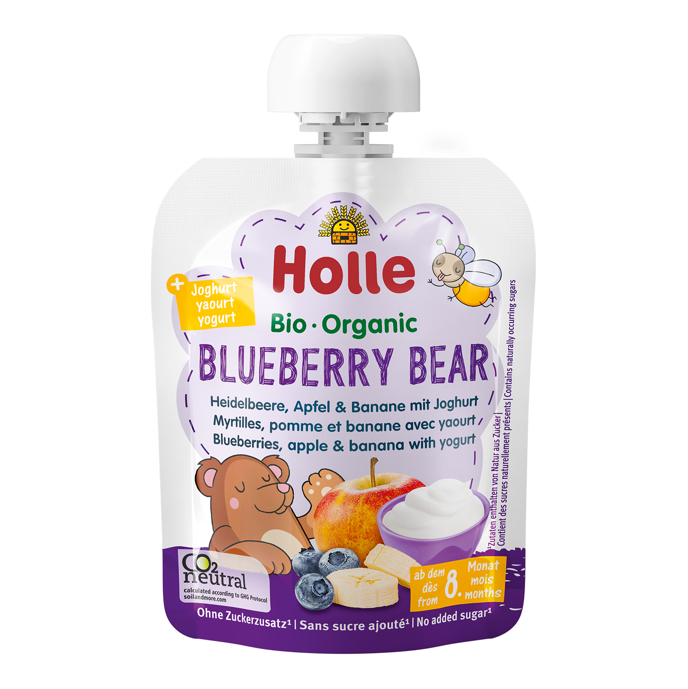 Bio Pouchy mit Joghurt ab dem 8. Monat (10x85g)