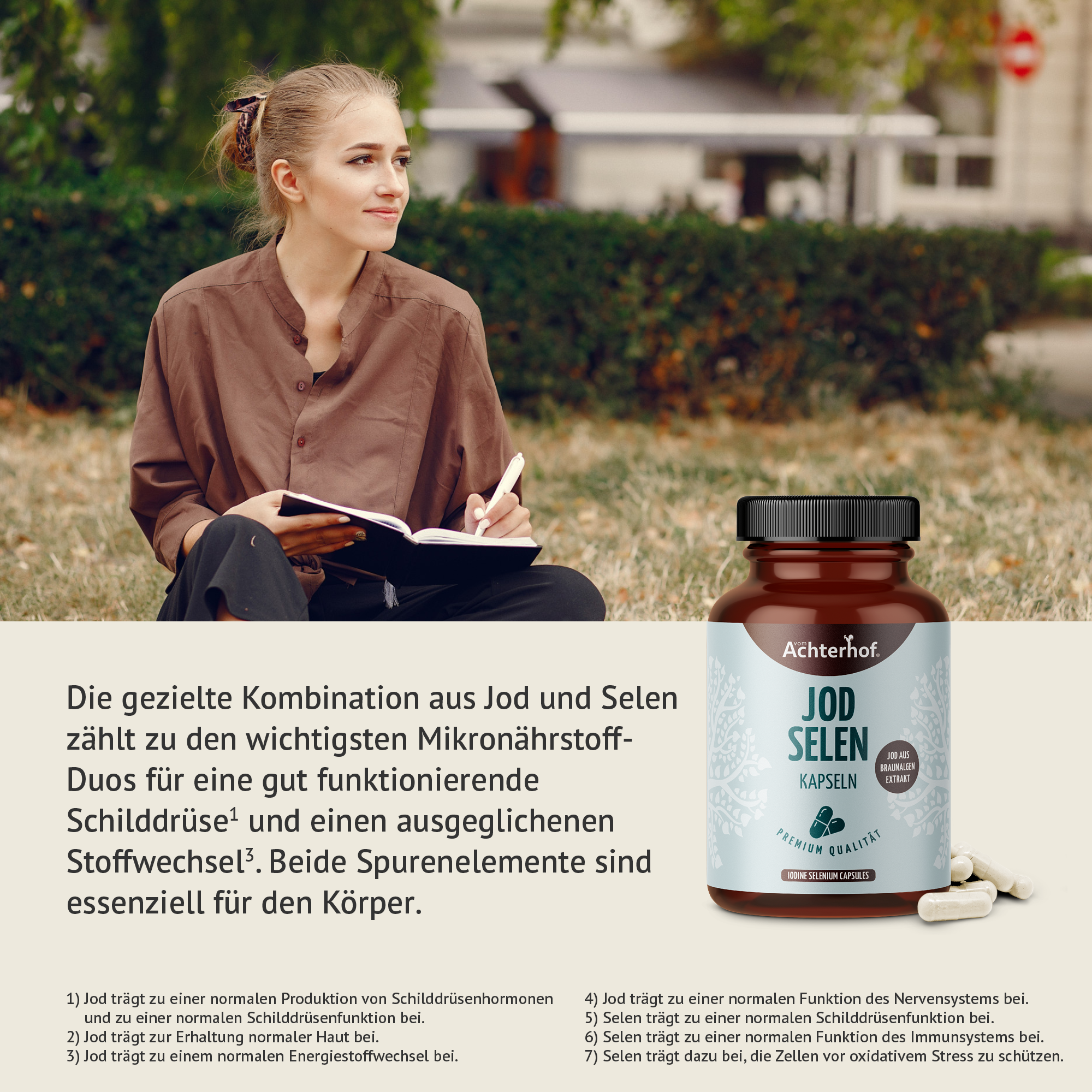 Jod Selen Kapseln (180 Kapseln)