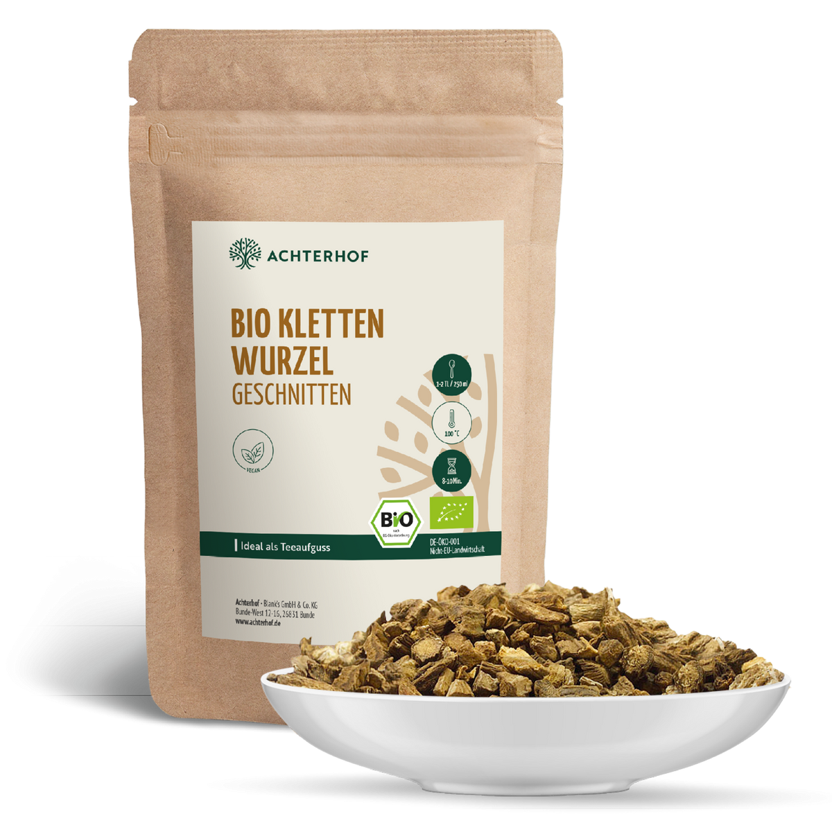 Klettenwurzel geschnitten Bio (100g)