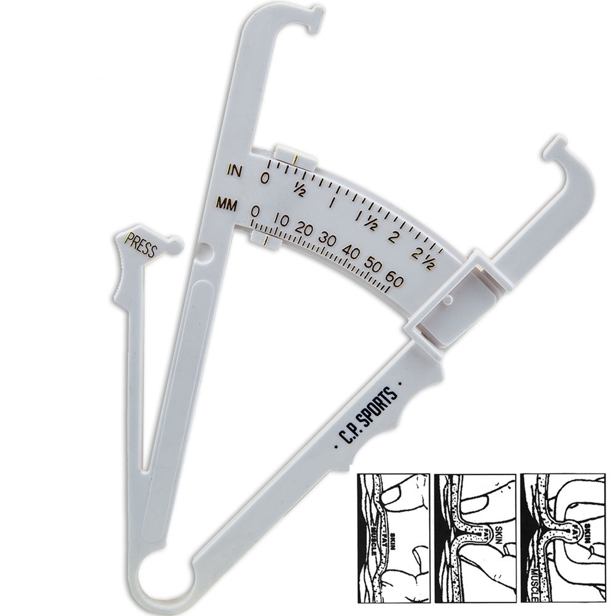 Körperfettmessgerät Fat Caliper