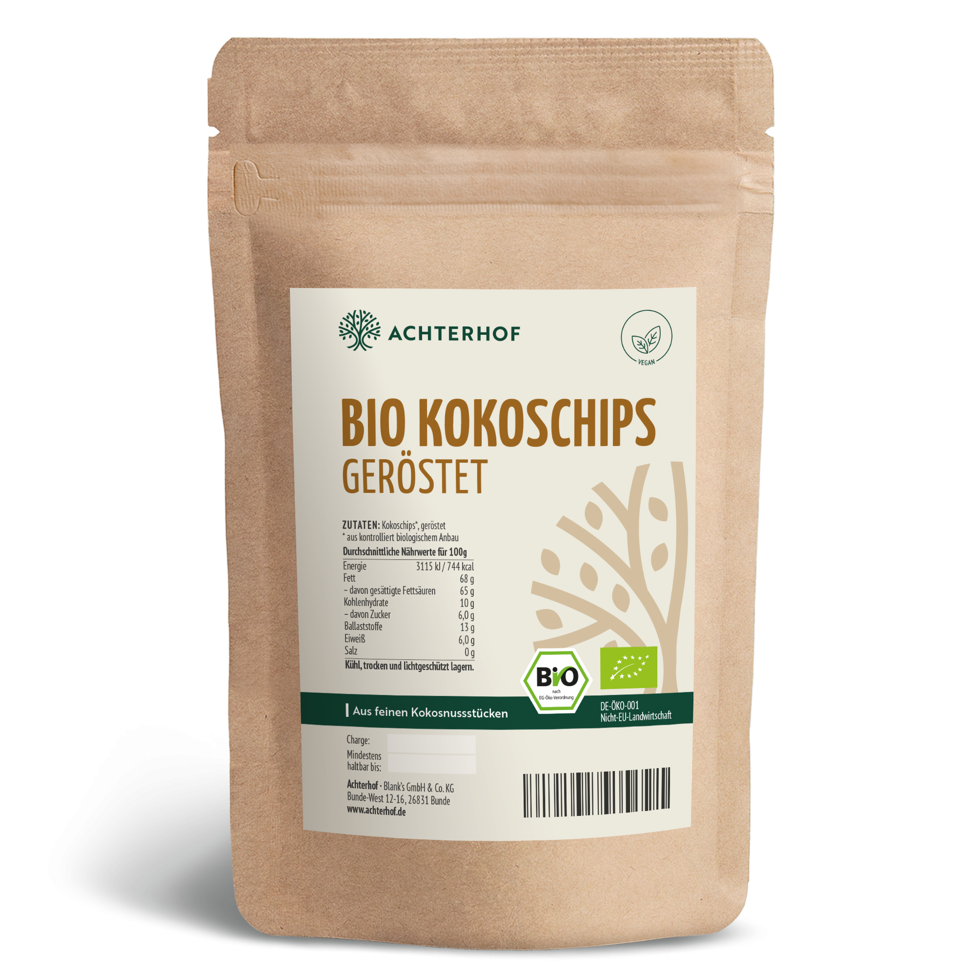 Bio Kokoschips geröstet (250g)