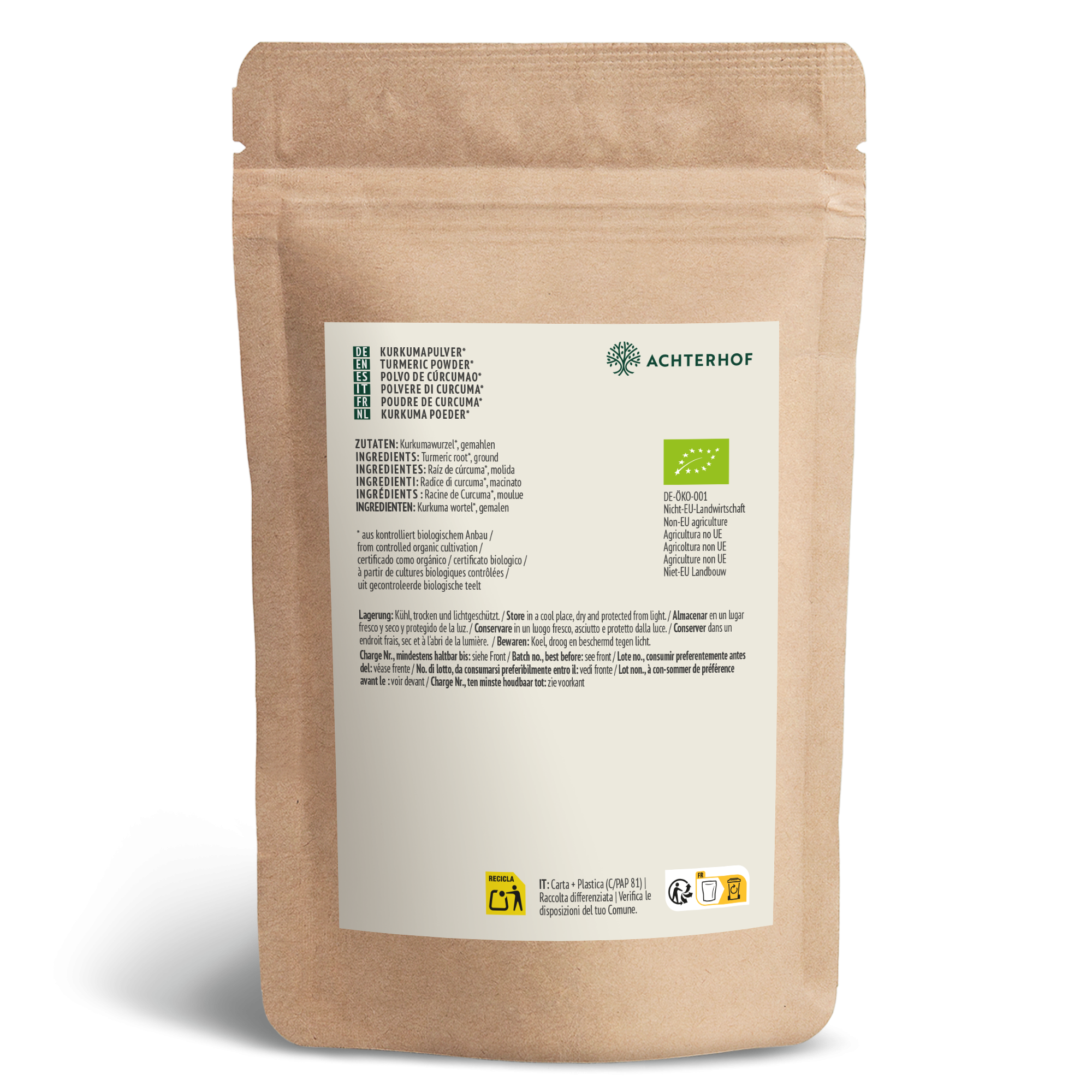 Bio Kurkuma Pulver (250g)