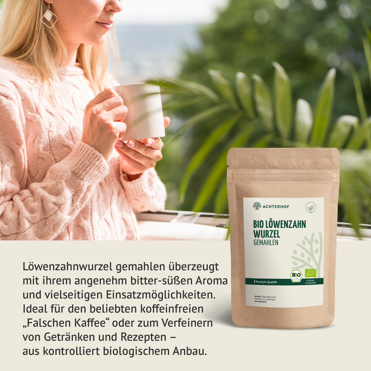Löwenzahnwurzel Pulver Bio (250g)