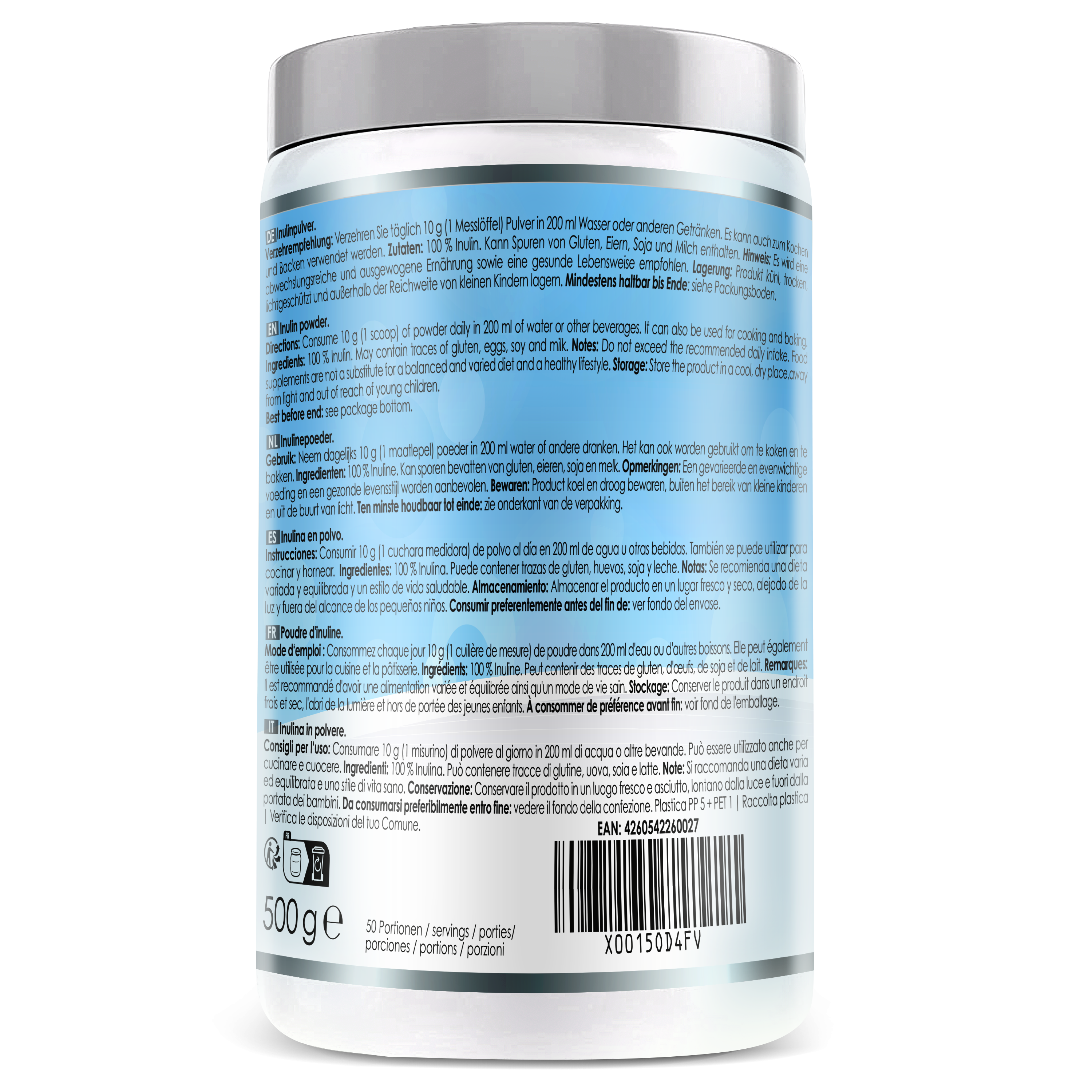 Inulinpulver (500g)