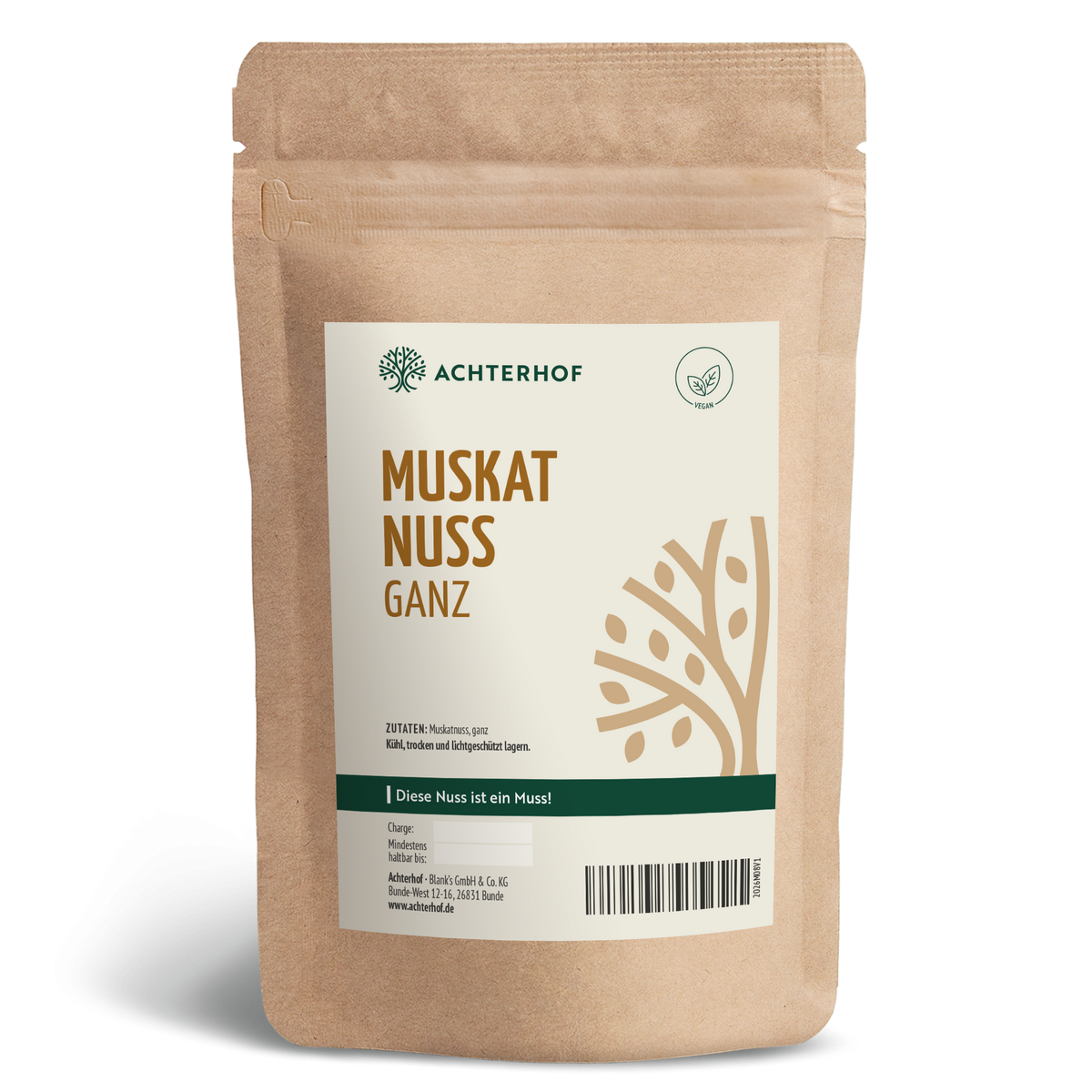 Muskatnuss ganz (10 Stück)
