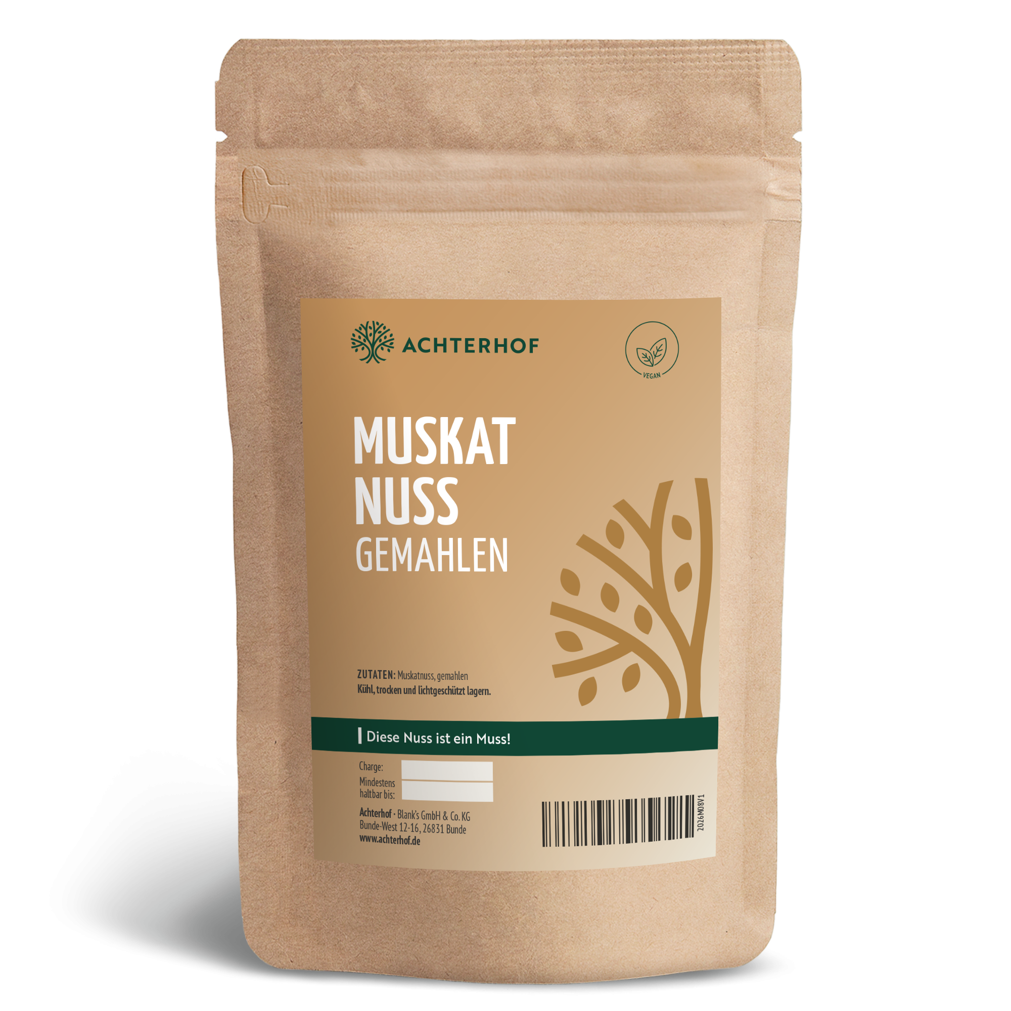 Muskatnuss gemahlen (250g)