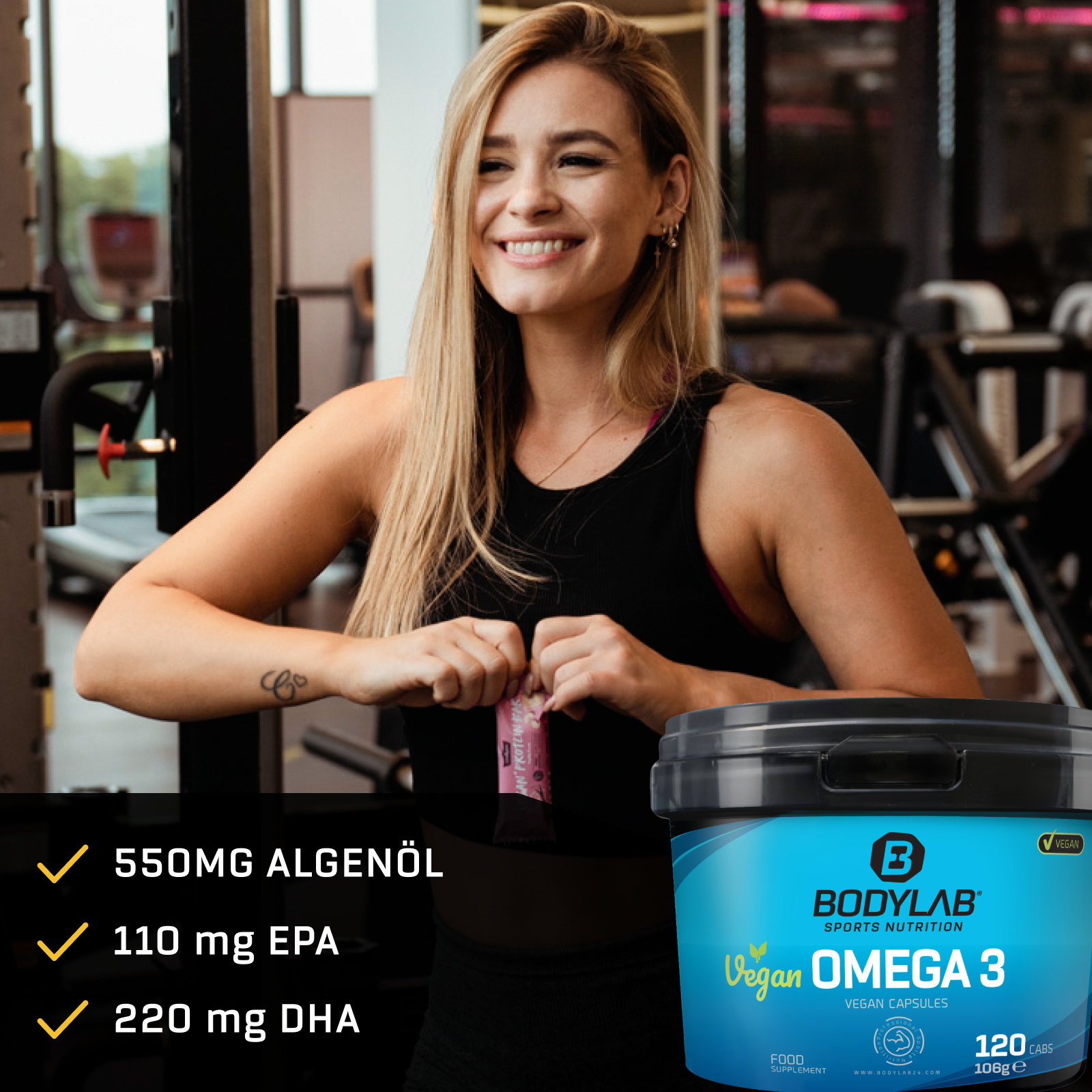 2 x Vegan Omega 3 (120 Kapseln)