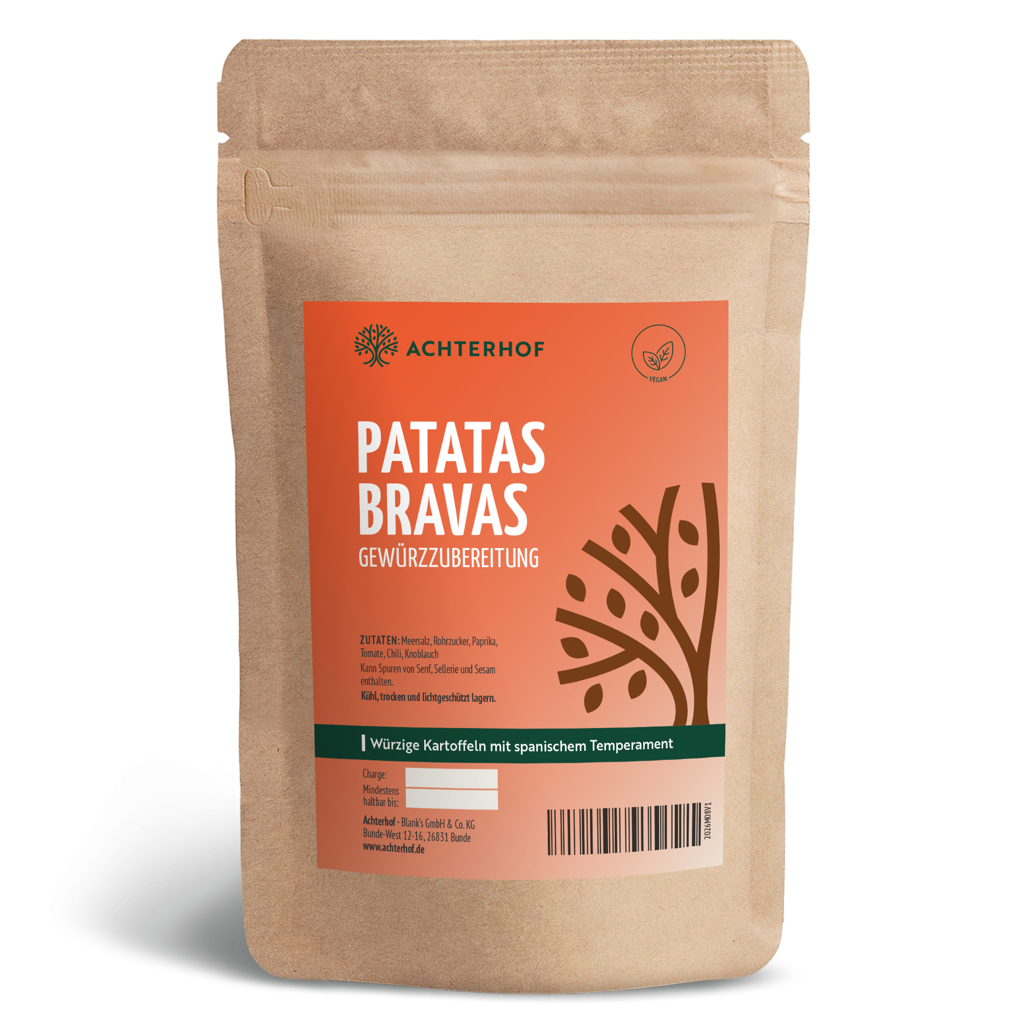 Patatas Bravas Gewürzzubereitung (100g)