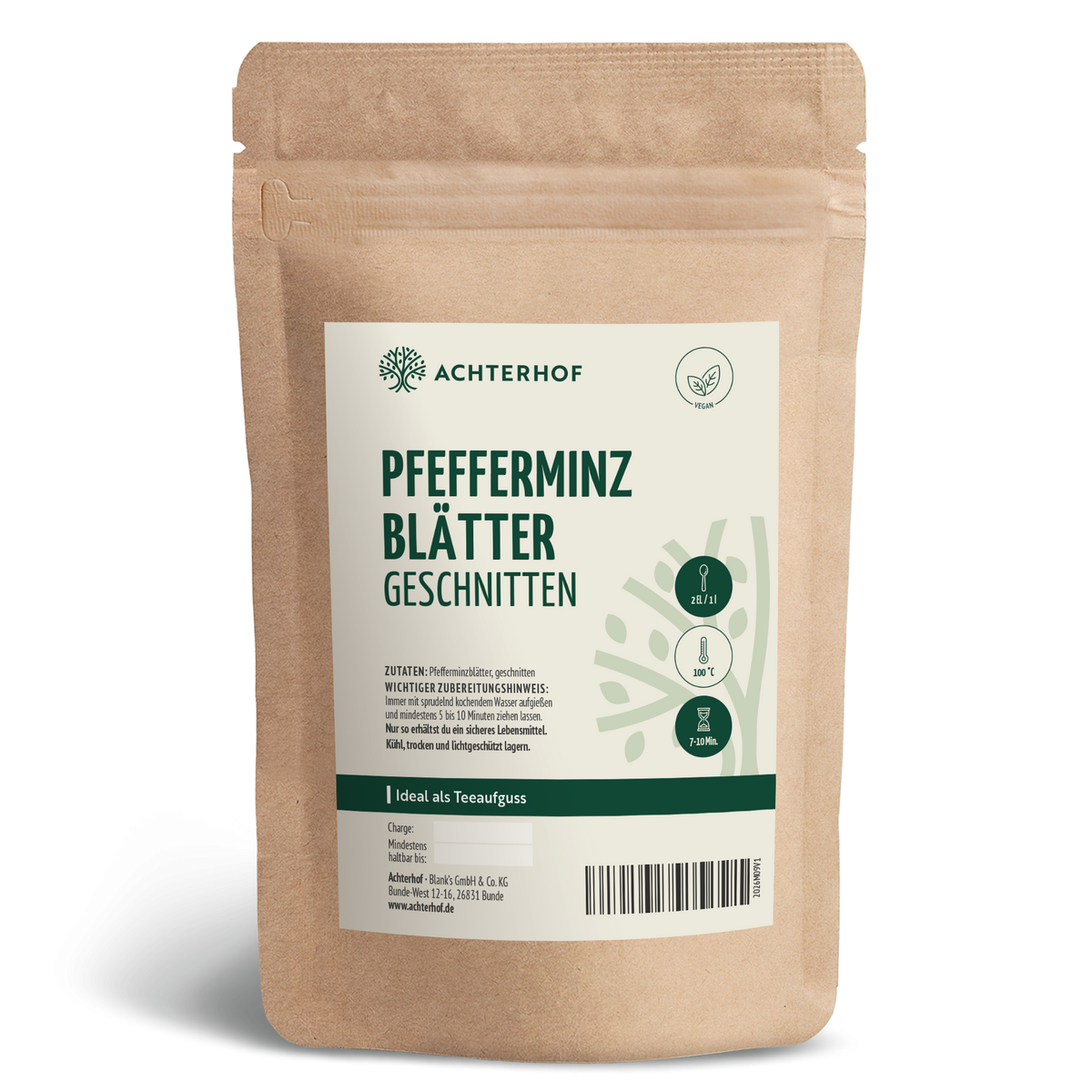 Pfefferminzblätter geschnitten (100g)