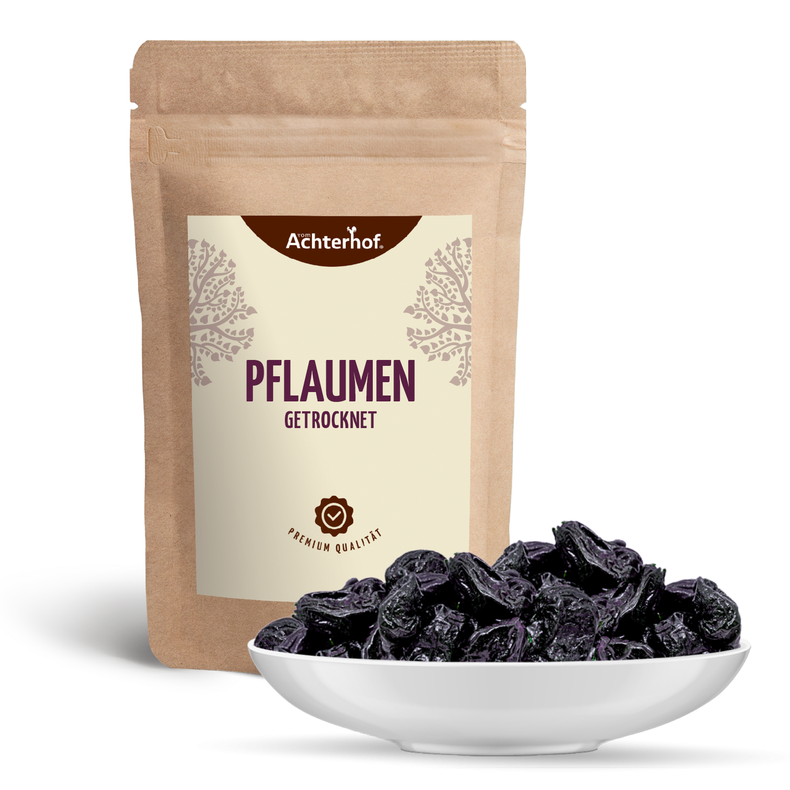 Pflaumen entsteint & getrocknet (1000g)
