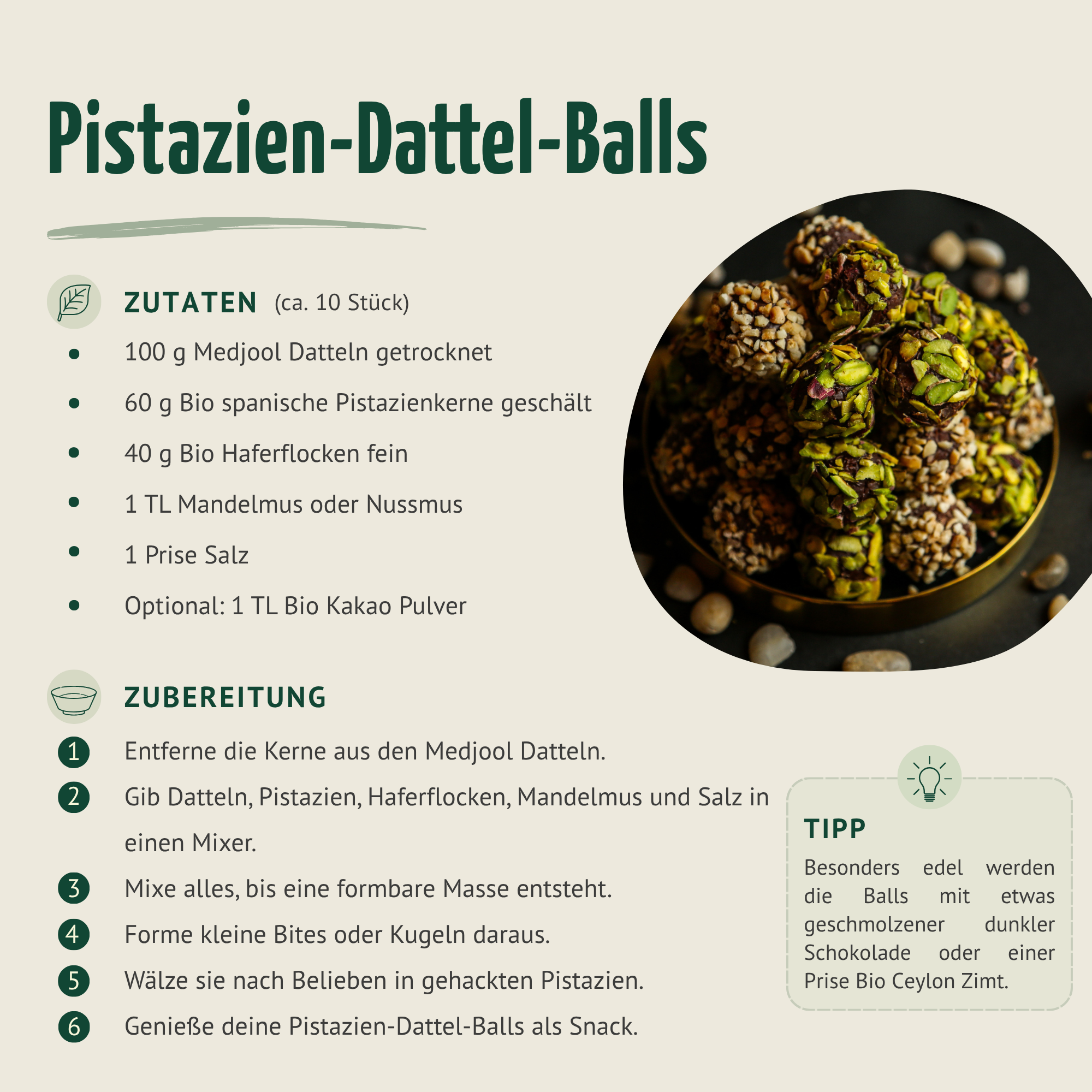 Bio spanische Pistazienkerne geschält (250g)