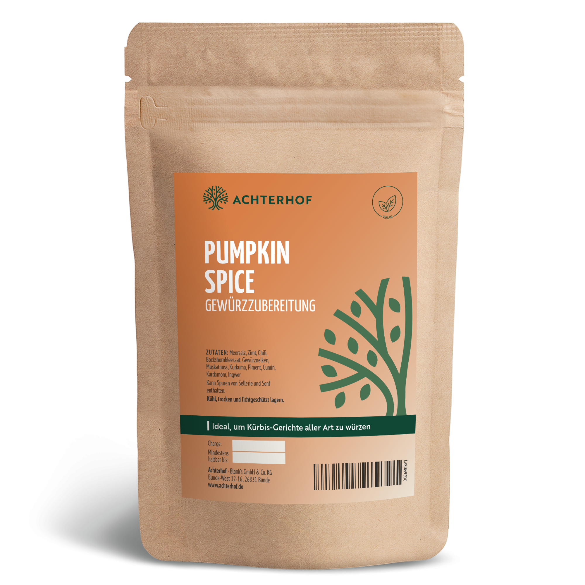 Pumpkin Spice Gewürzzubereitung (100g)