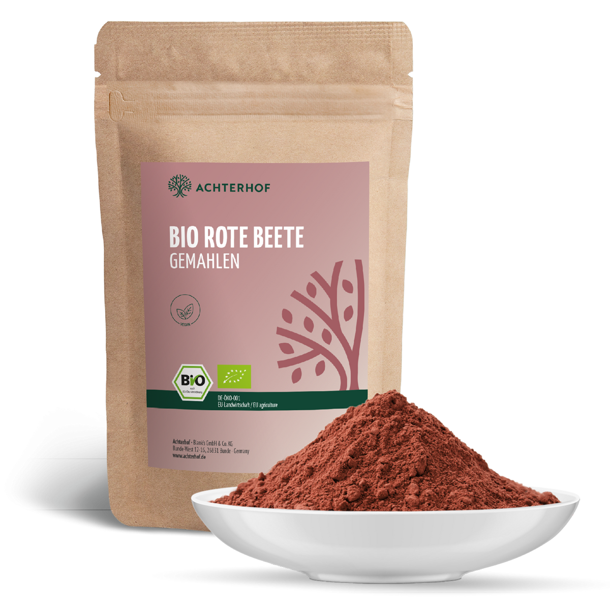 Rote Beete gemahlen Bio (500g)