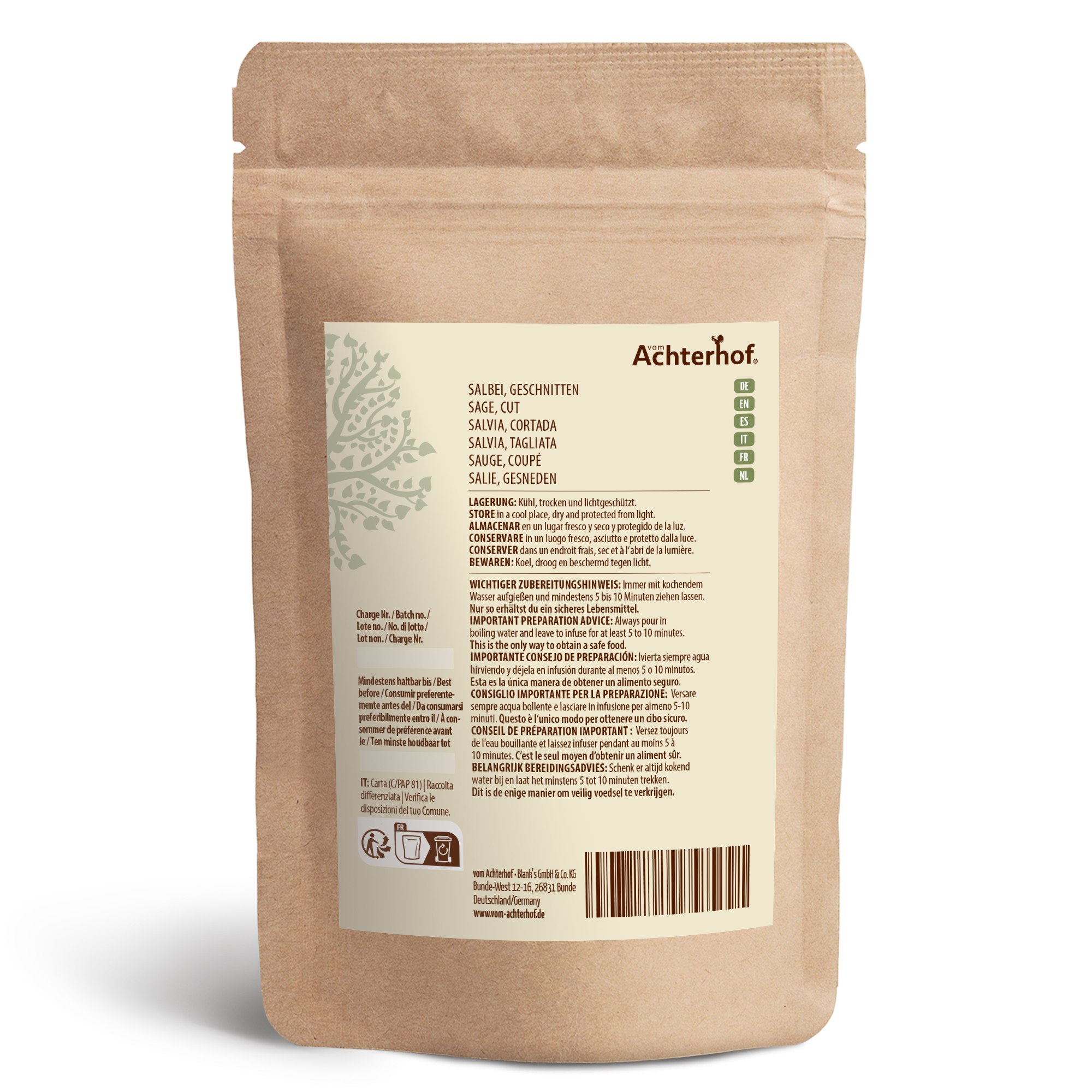 Salbei geschnitten (250g)