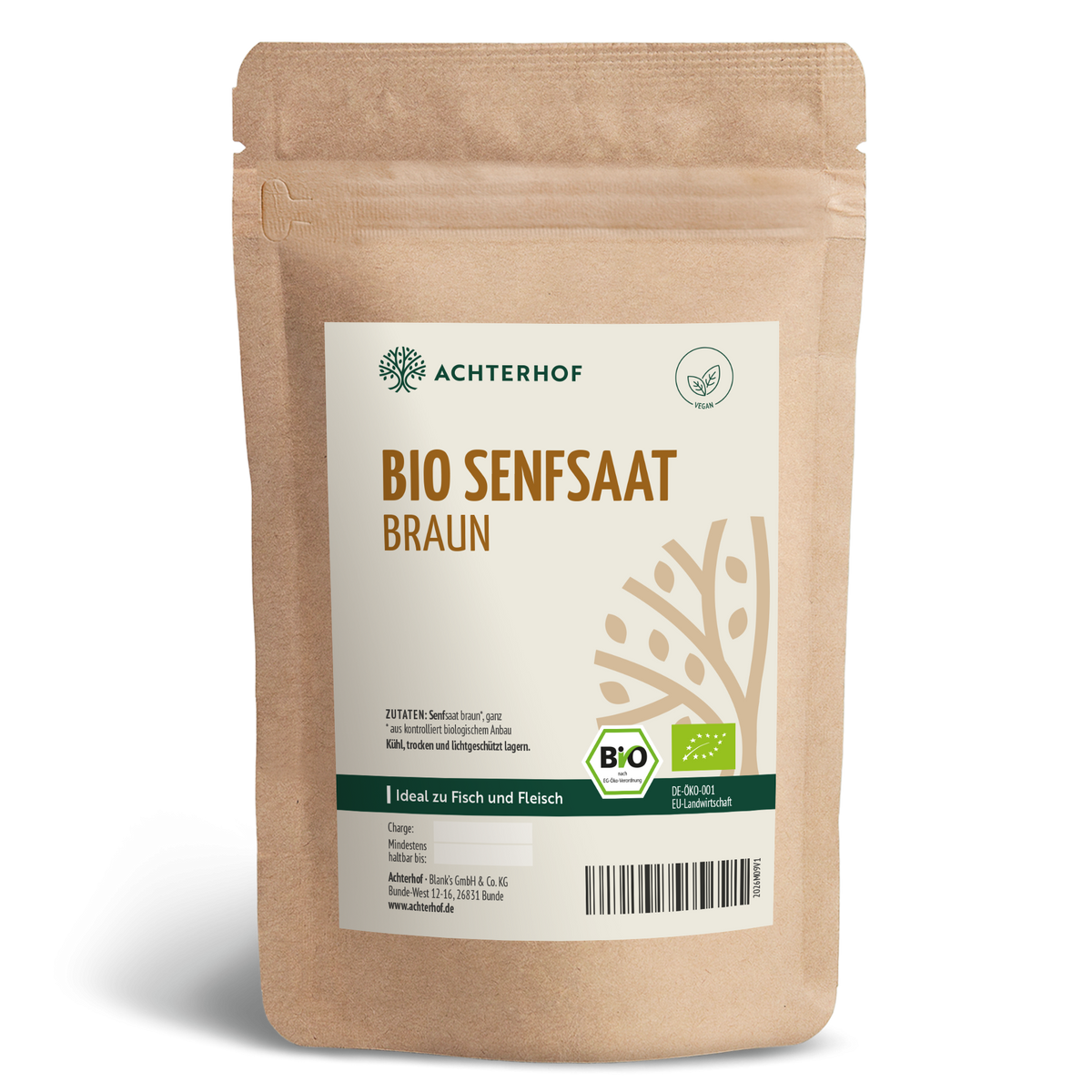 Senfsaat braun ganz Bio (250g)