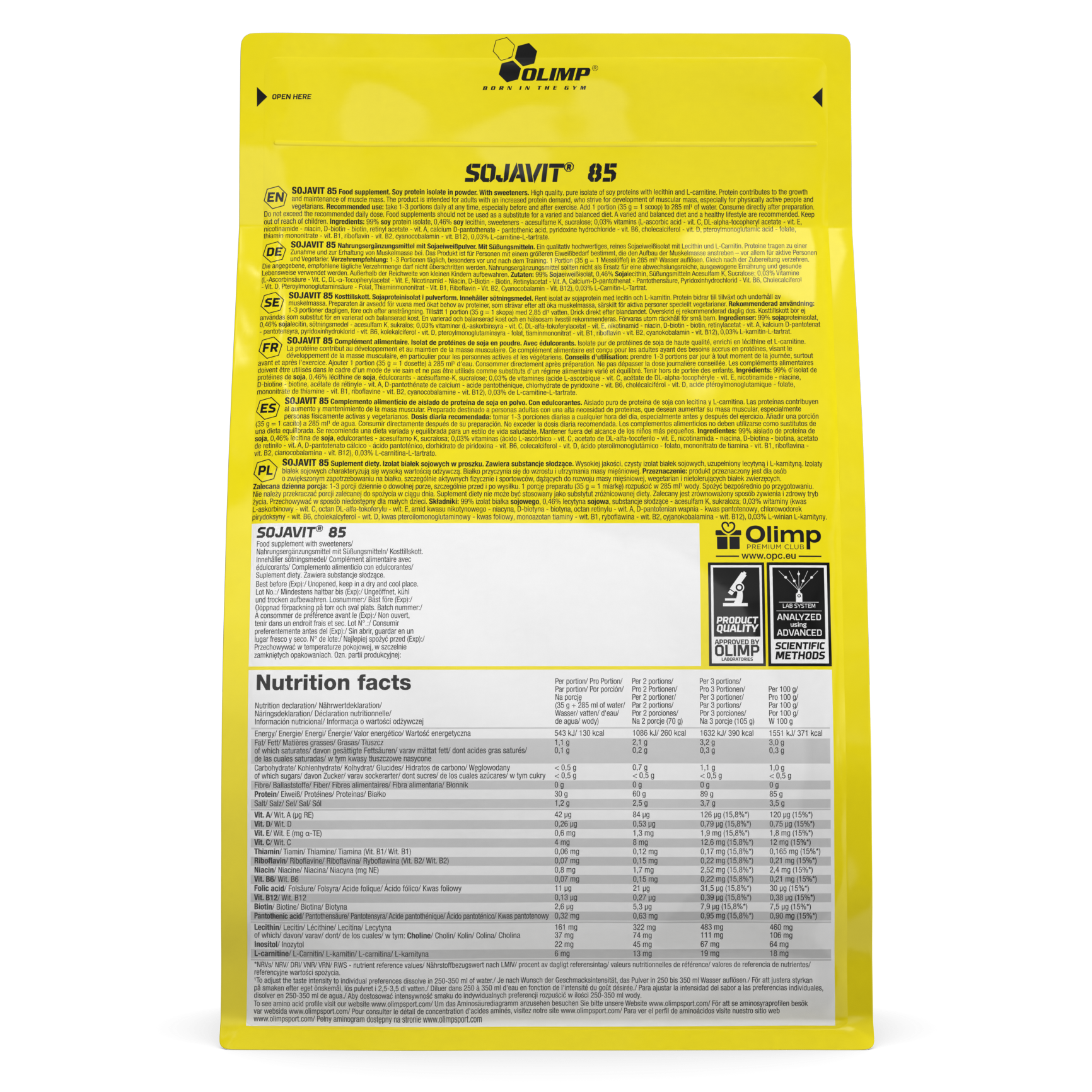 Sojavit 85 Neutral (700g)