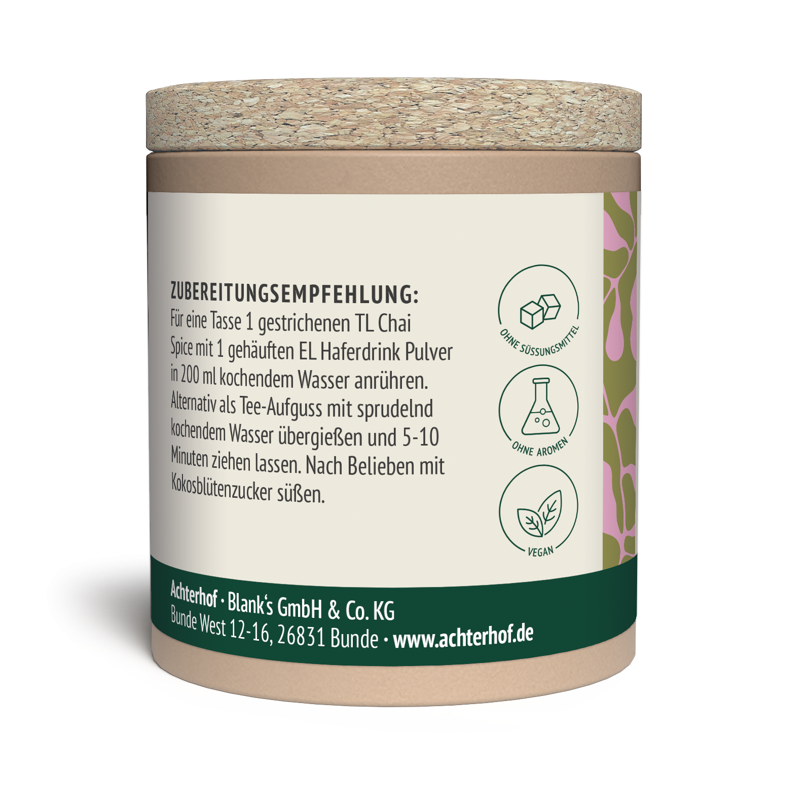 Bio Spicy Chai Gewürzmischung - zuckerfrei (40g)