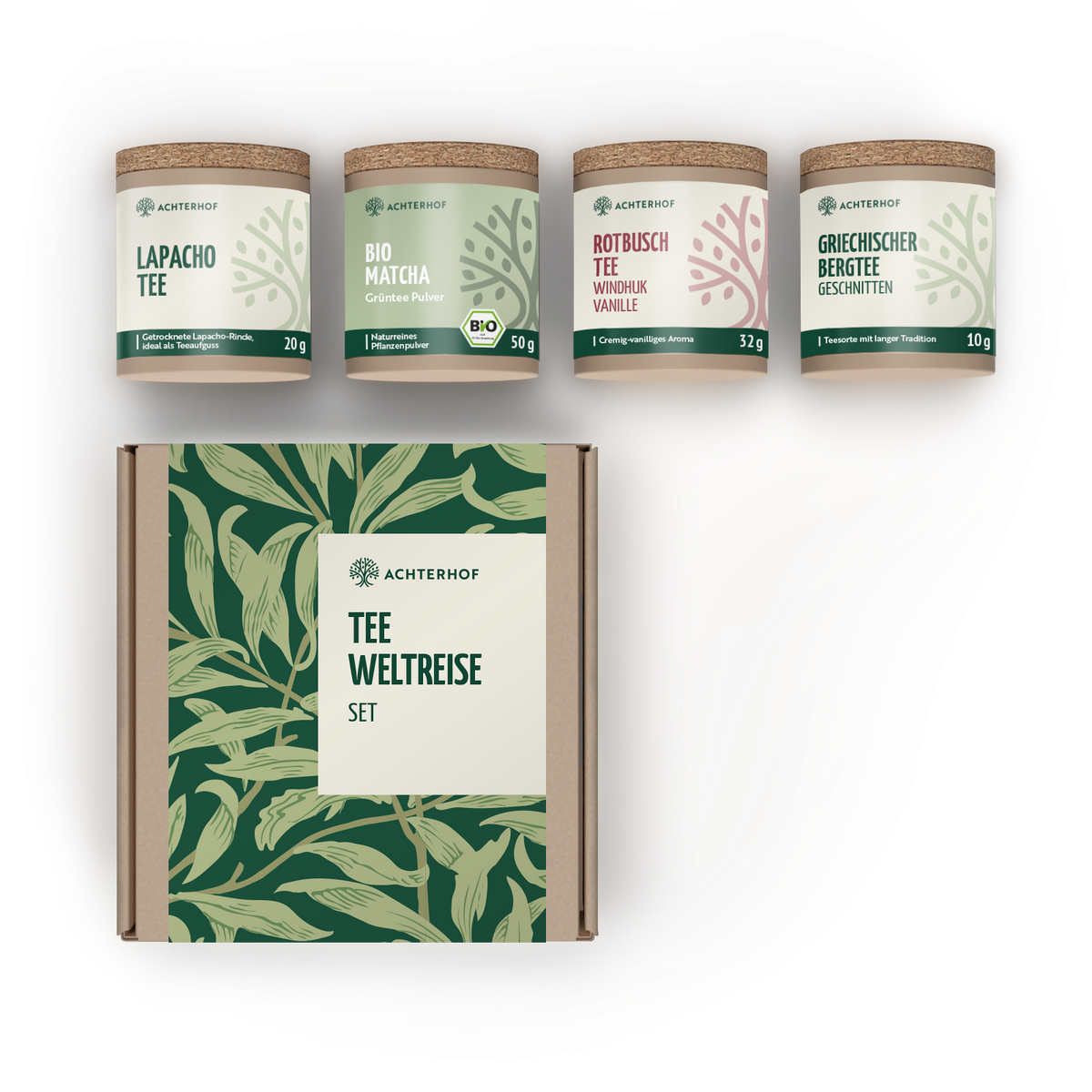 Tee Weltreise Set