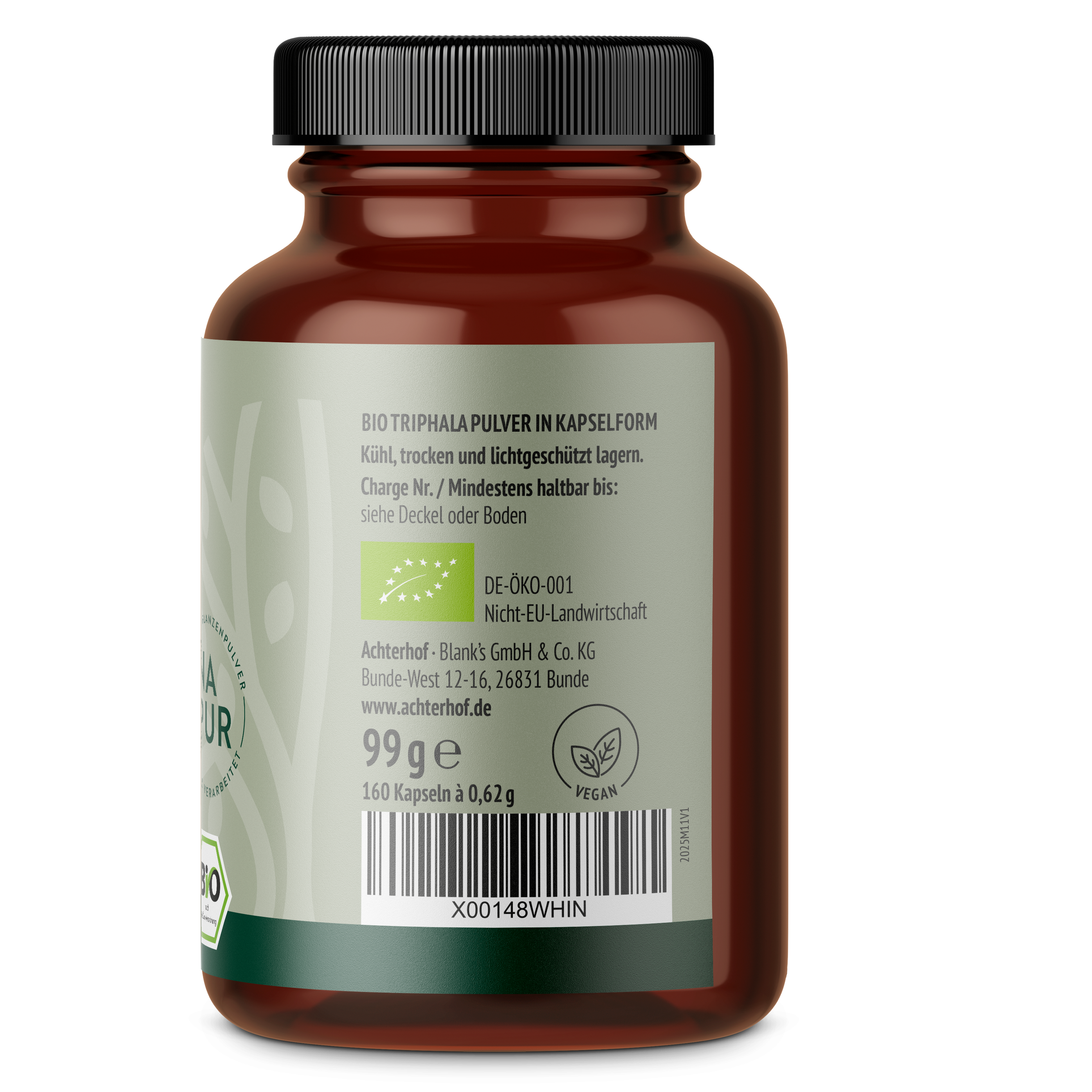 Triphala Kapseln Bio (160 Kapseln)