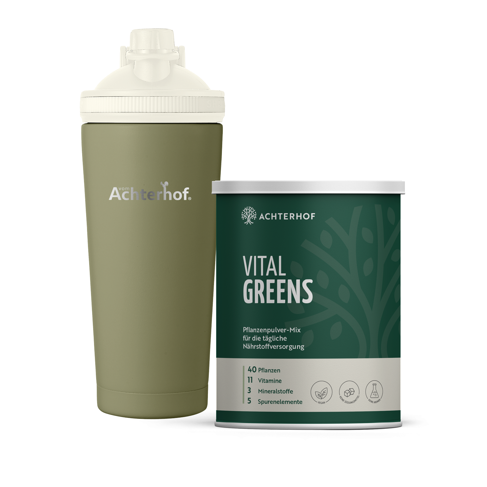 Greens & Edelstahl Shaker Set