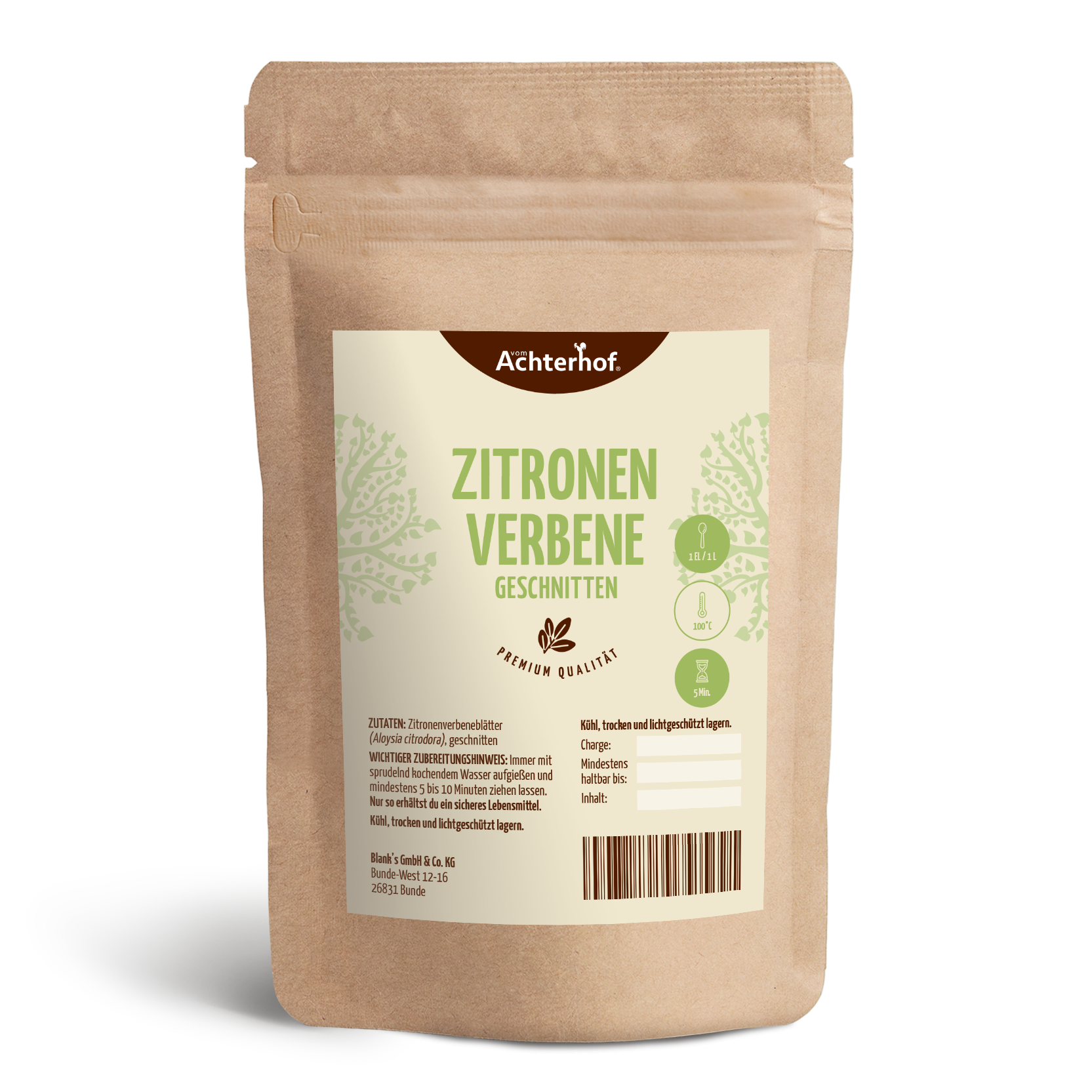Zitronenverbene geschnitten (500g)